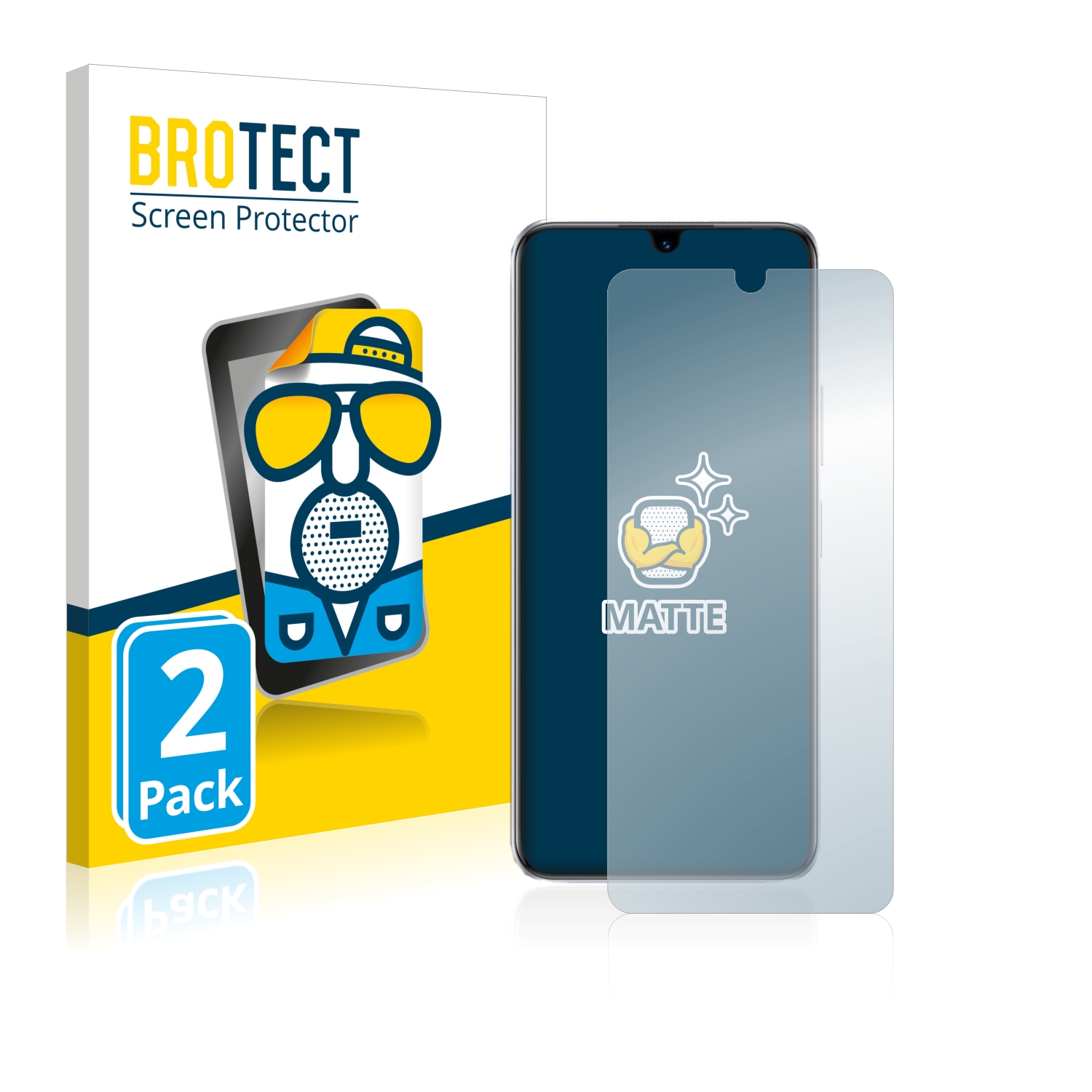 2x BROTECT Entspiegelungs-Folie pro Infinix Note 12 Pro 5G
