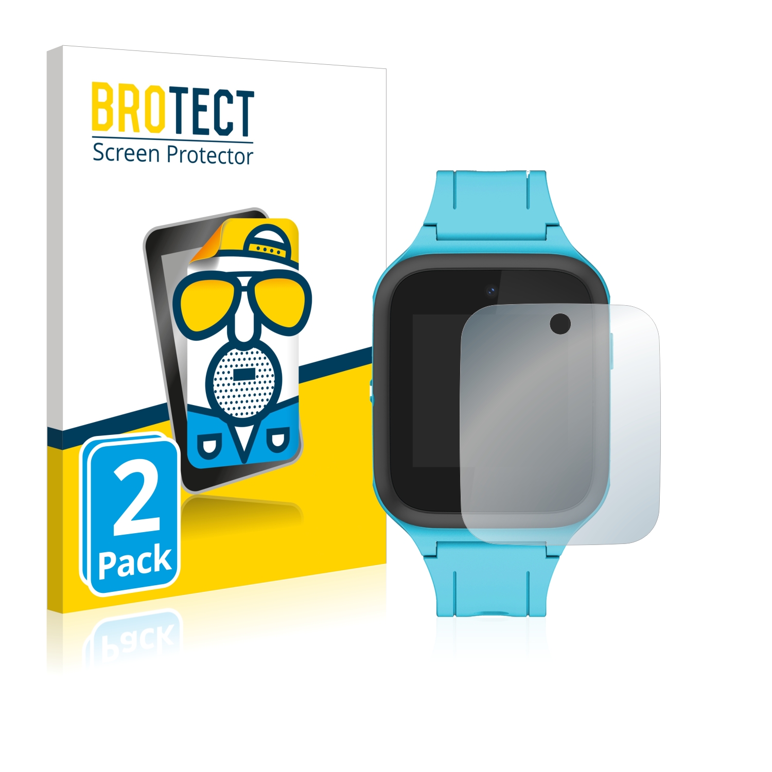 2x BROTECT Entspiegelungs-Folie pro TCL Movetime Family Watch MT40