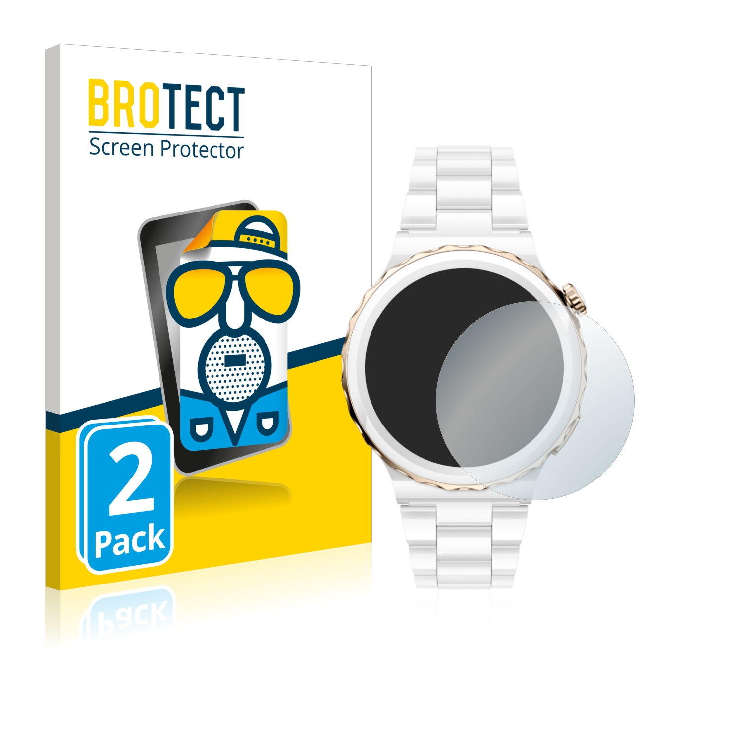 2x BROTECT Entspiegelungs-Folie pro Huawei Watch GT 3 Pro Ceramic (43mm)