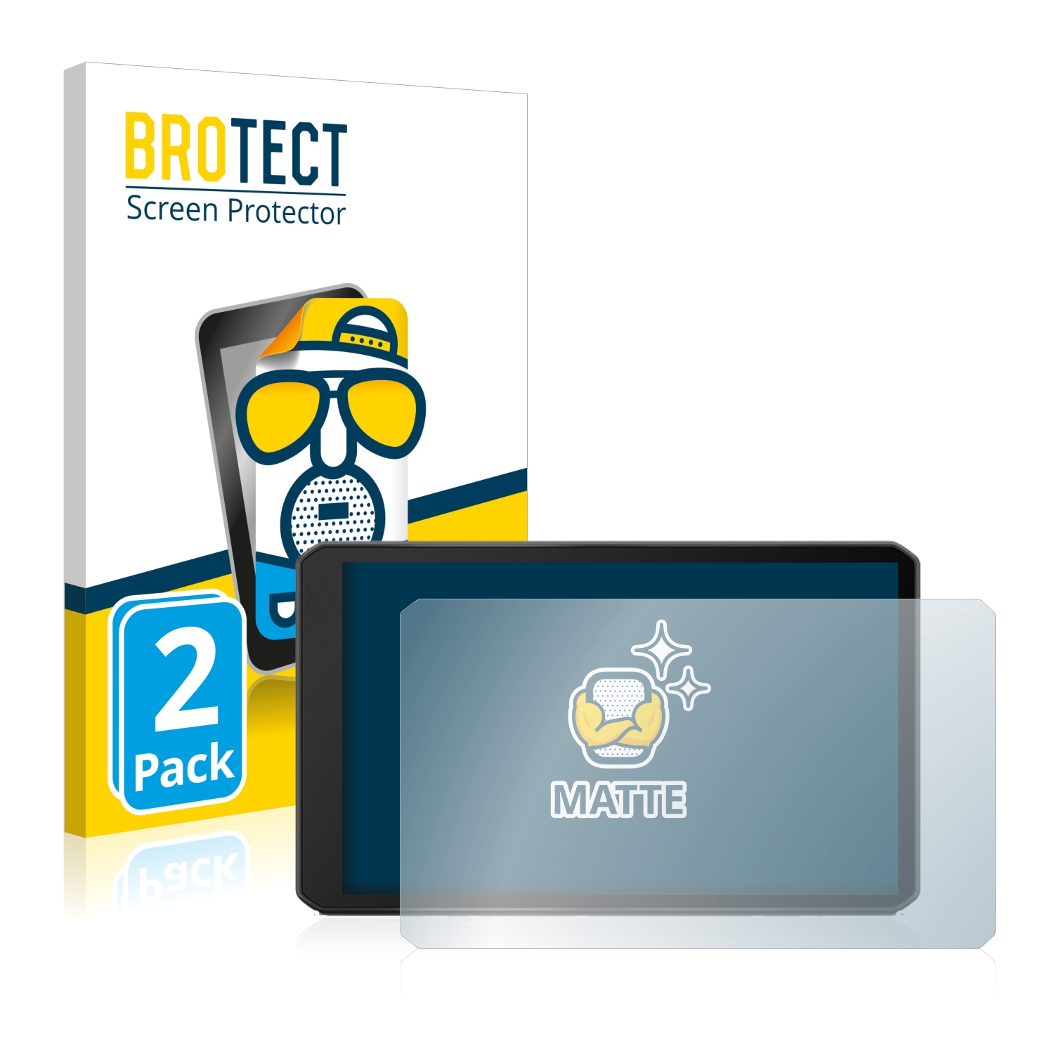 2x BROTECT Entspiegelungs-Folie pro Garmin dezl LGV710