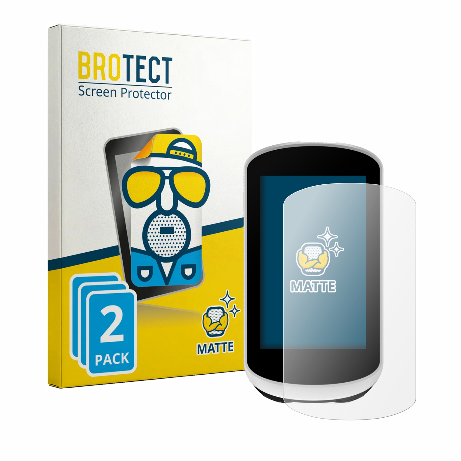 2x BROTECT Entspiegelungs-Folie pro Garmin Edge Explore 2
