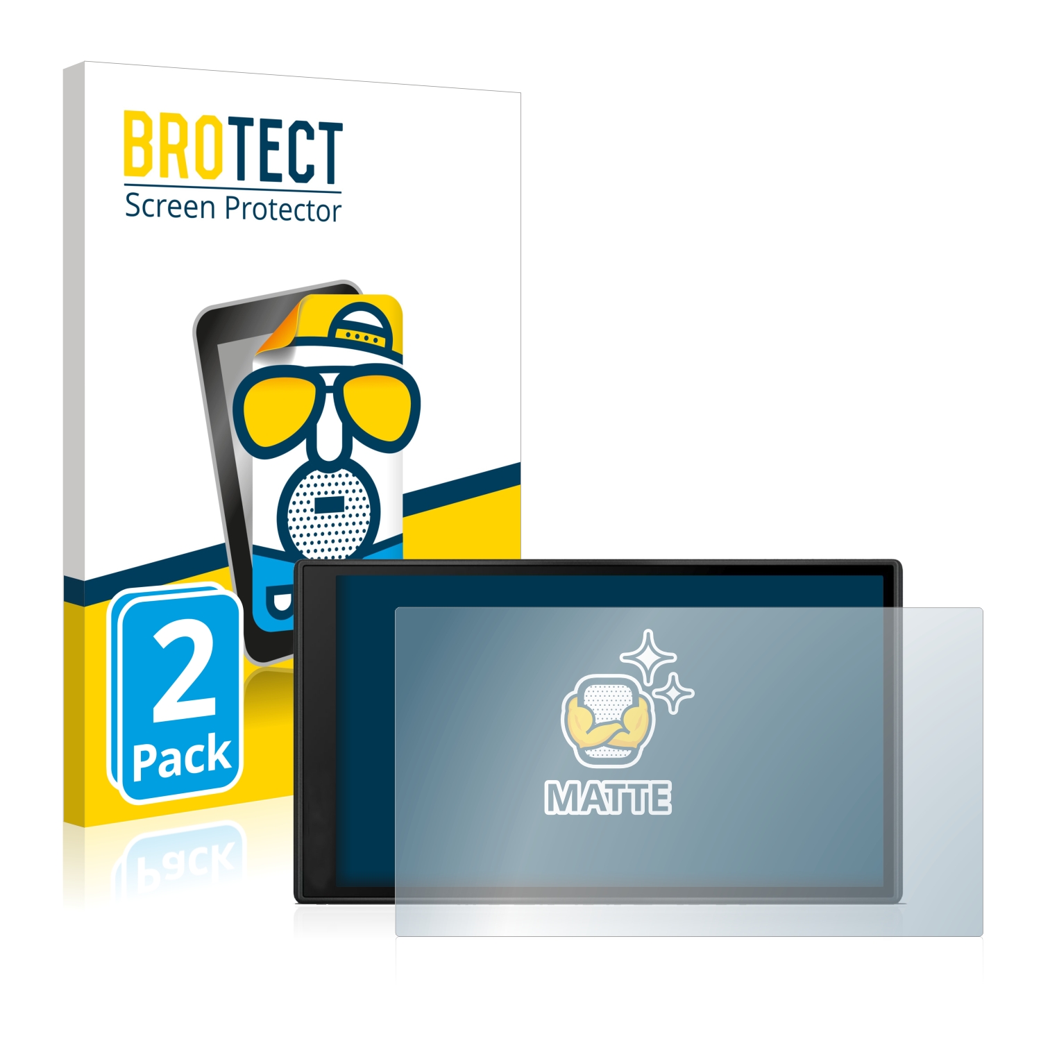 2x BROTECT Entspiegelungs-Folie pro Garmin DriveSmart 66