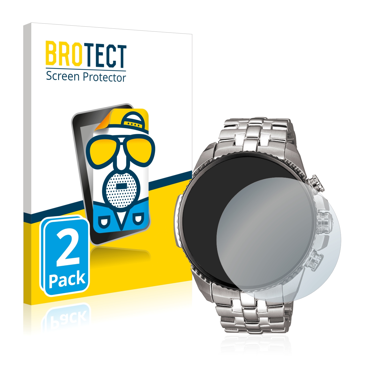 2x BROTECT Entspiegelungs-Folie pro Casio Edifice EF-558D-1AV