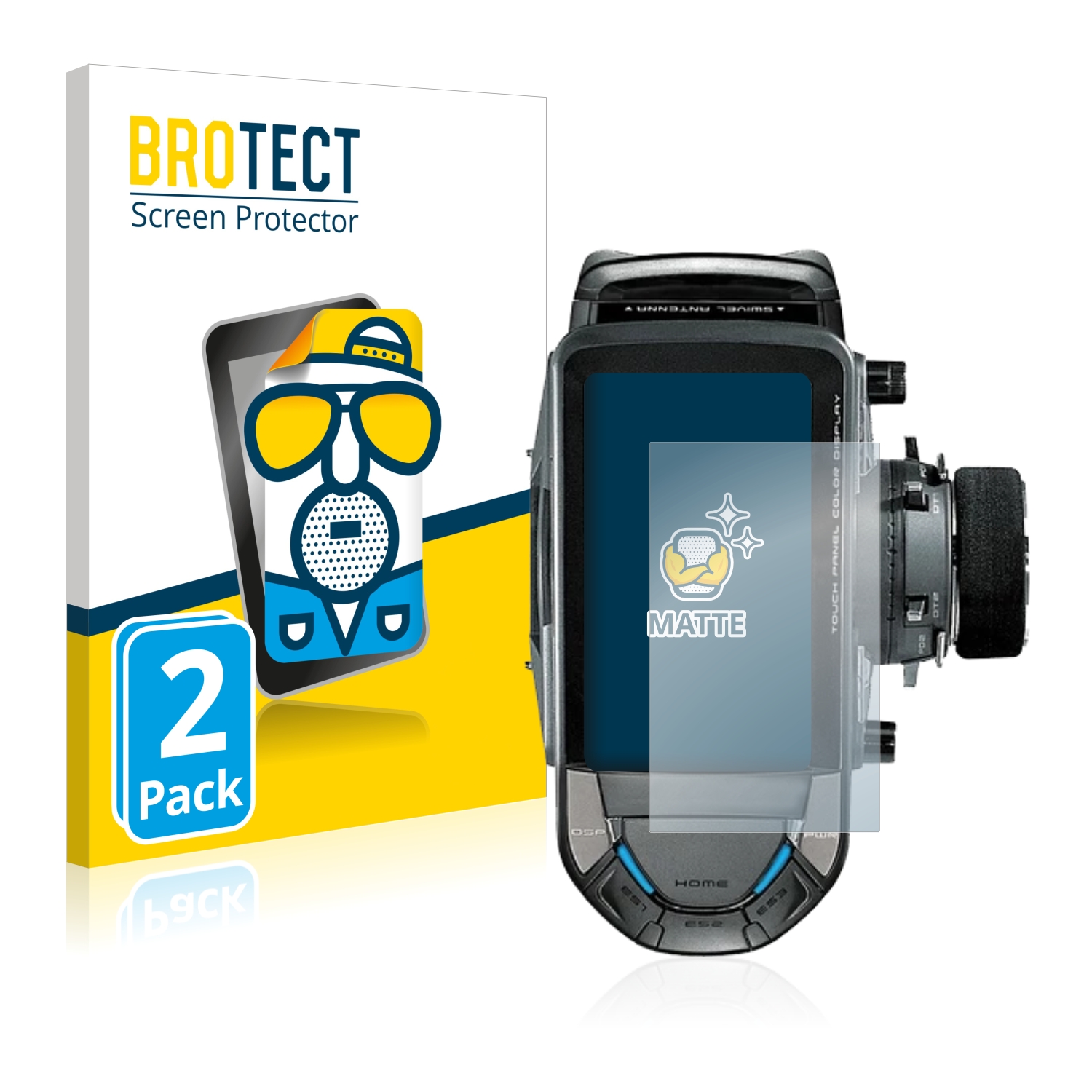 2x BROTECT Entspiegelungs-Folie pro Futaba 10PX