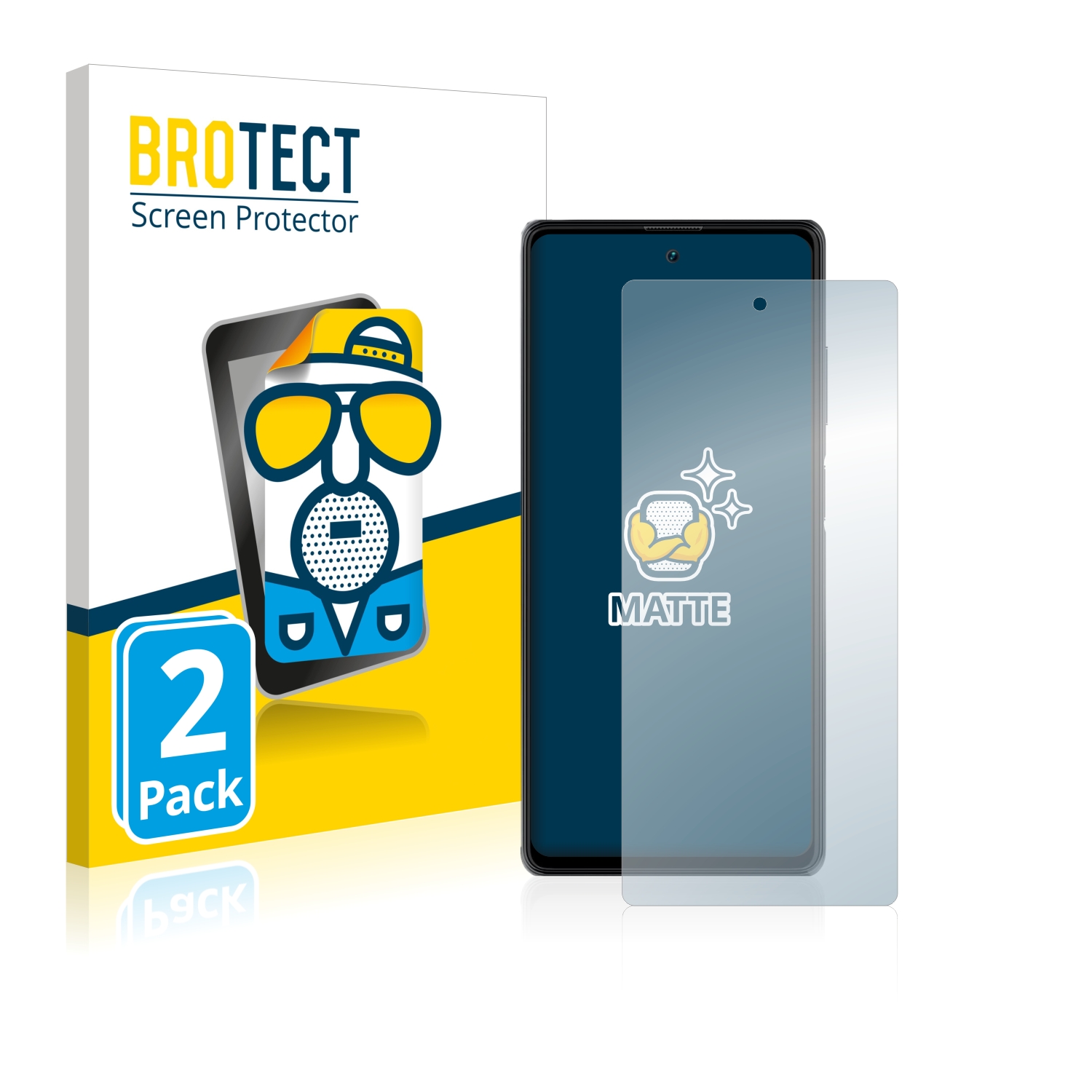 2x BROTECT Entspiegelungs-Folie pro Blackview A100