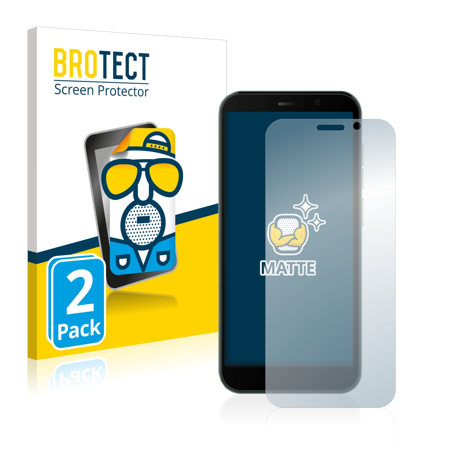 2x BROTECT Entspiegelungs-Folie pro Doogee X97 Pro