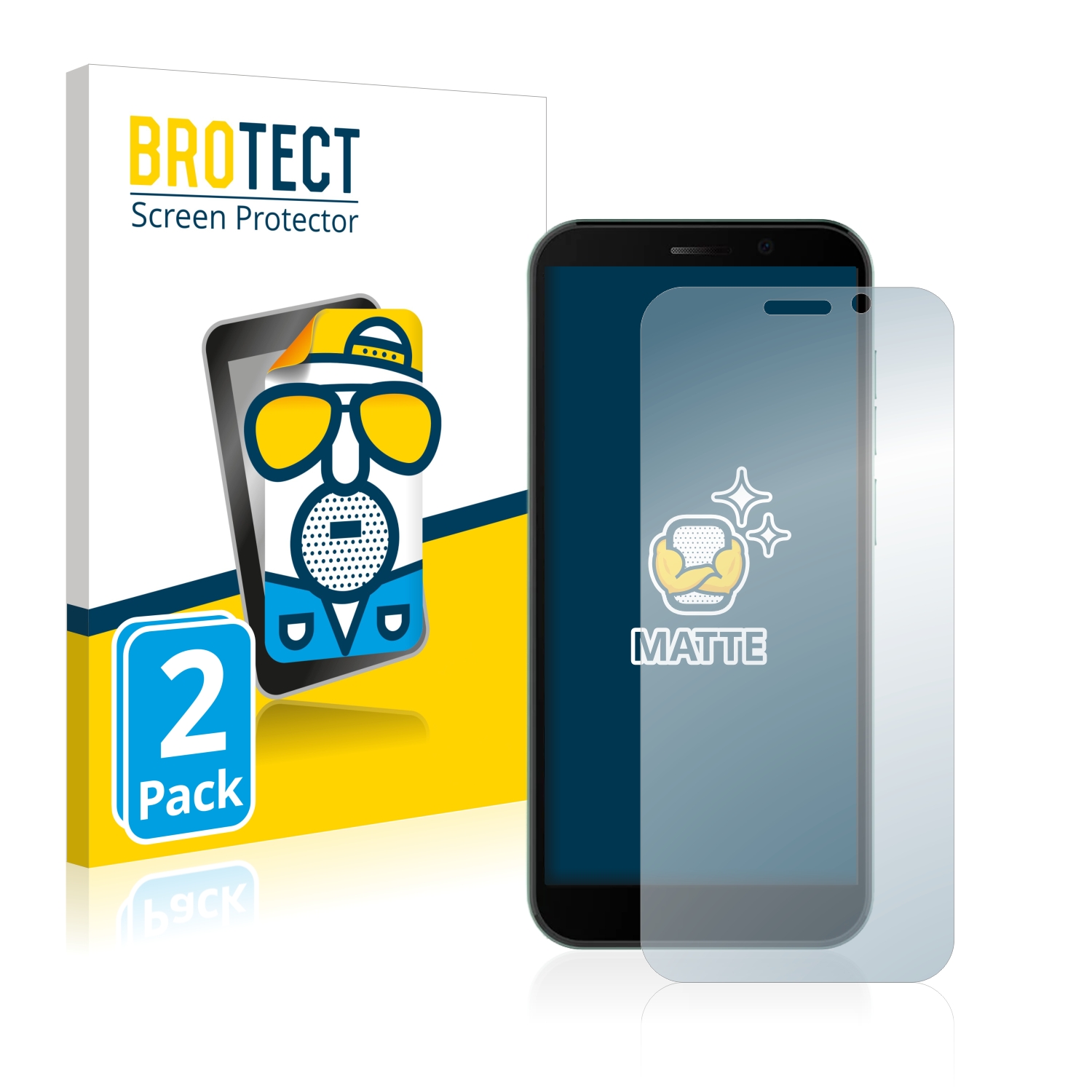 2x BROTECT Entspiegelungs-Folie pro Doogee X97