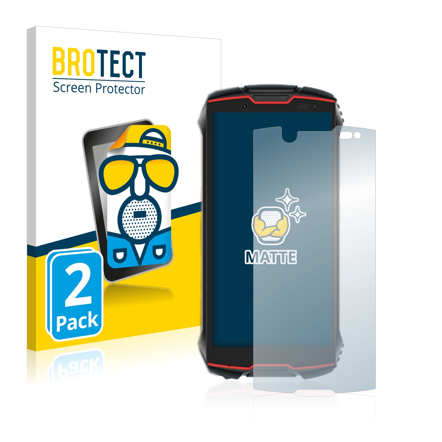 2x BROTECT Entspiegelungs-Folie pro Cubot King Kong Mini 2 Pro