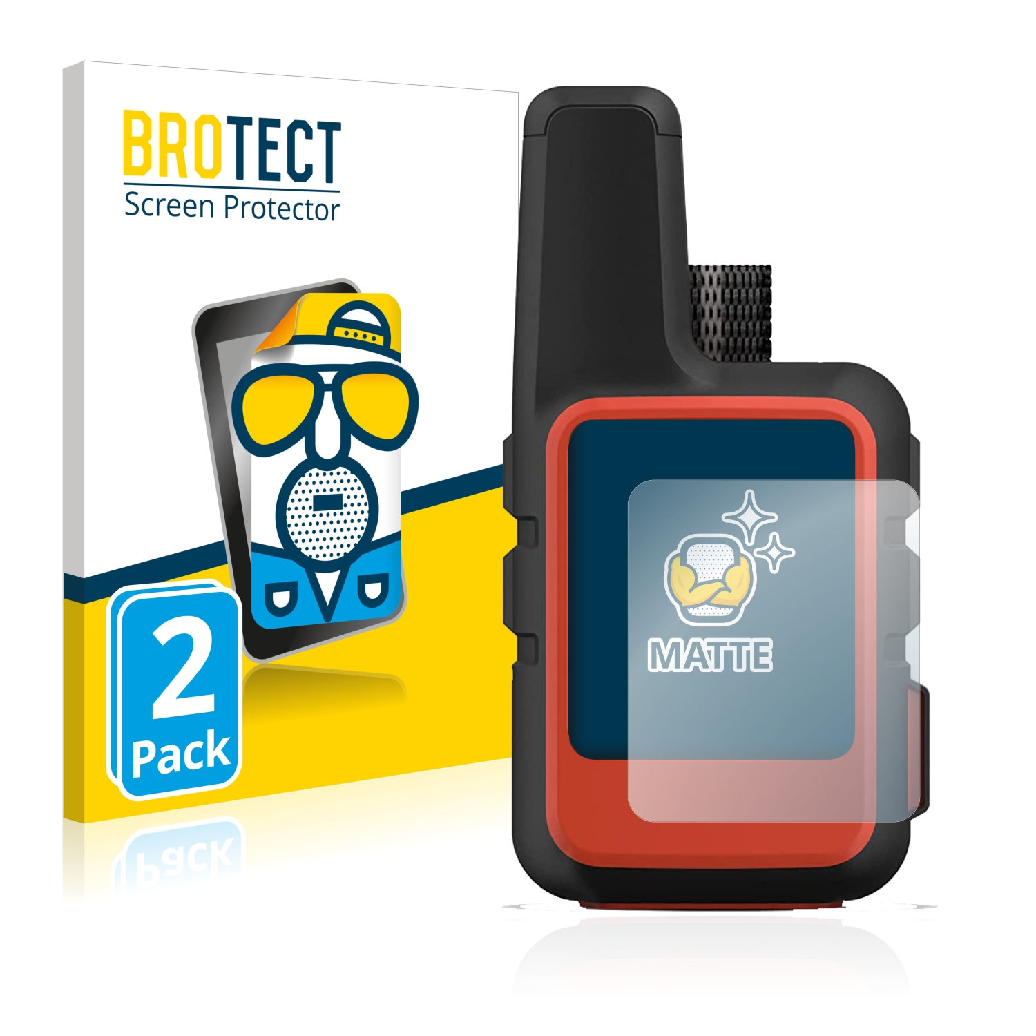 2x BROTECT Entspiegelungs-Folie pro Garmin inReach Mini 2