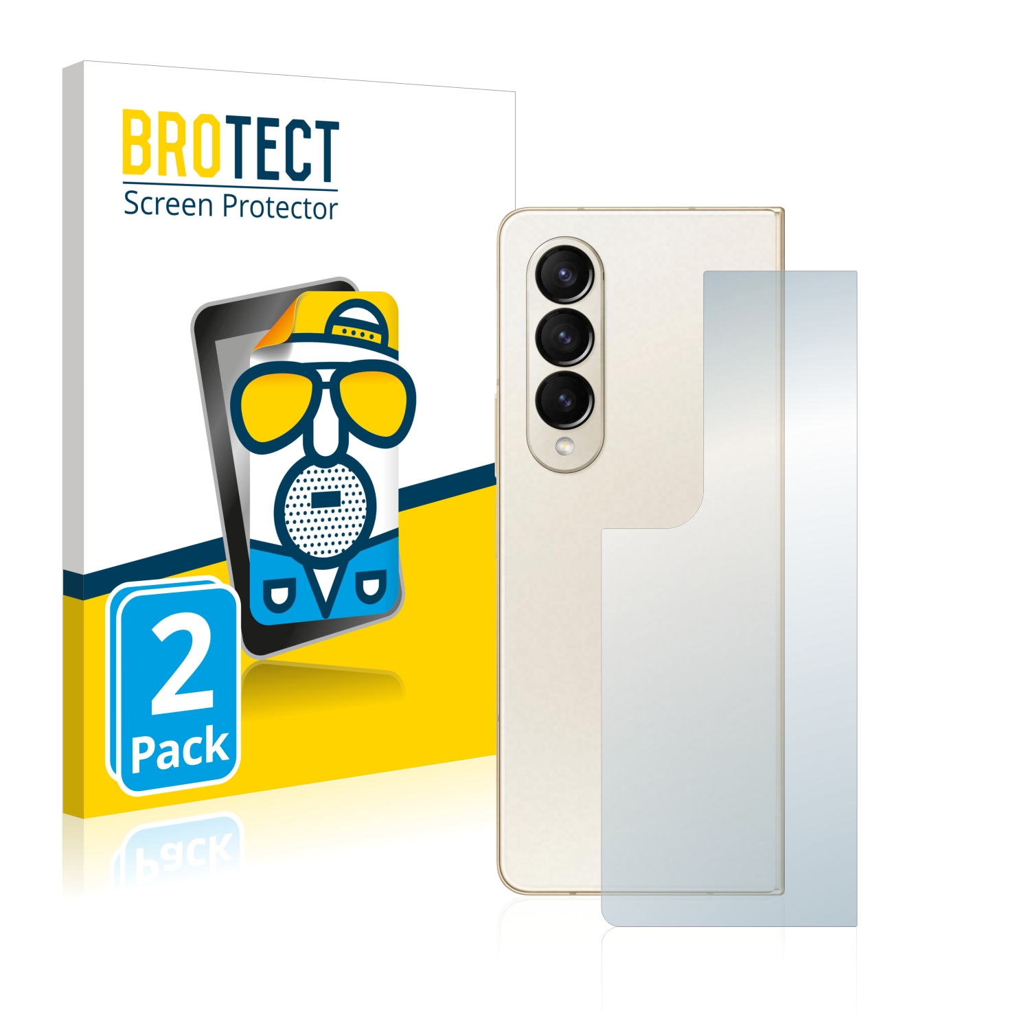 2x BROTECT Entspiegelungs-Folie pro Samsung Galaxy Z Fold 4 (zadní strana)