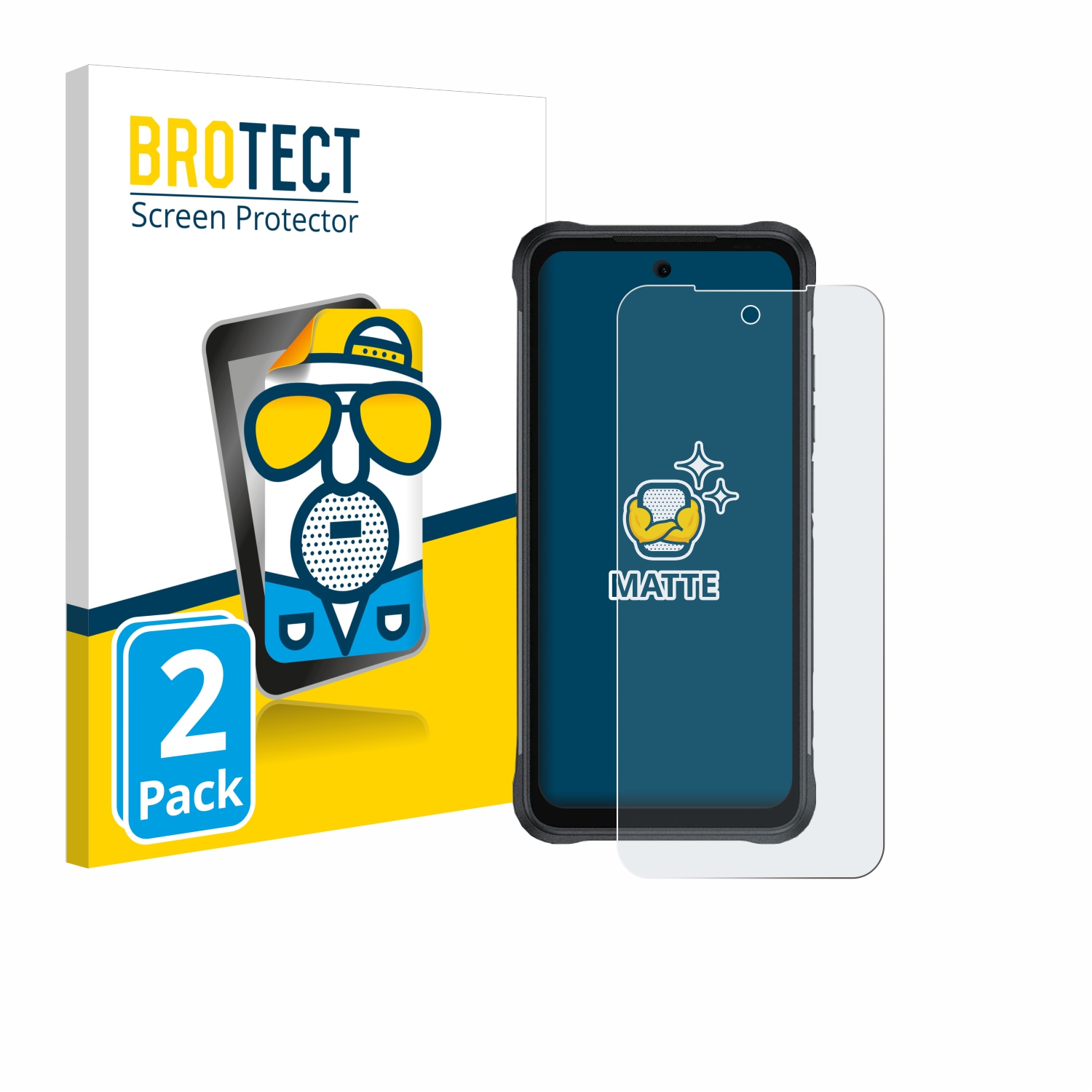 2x BROTECT Entspiegelungs-Folie pro Umidigi Bison 2 Pro