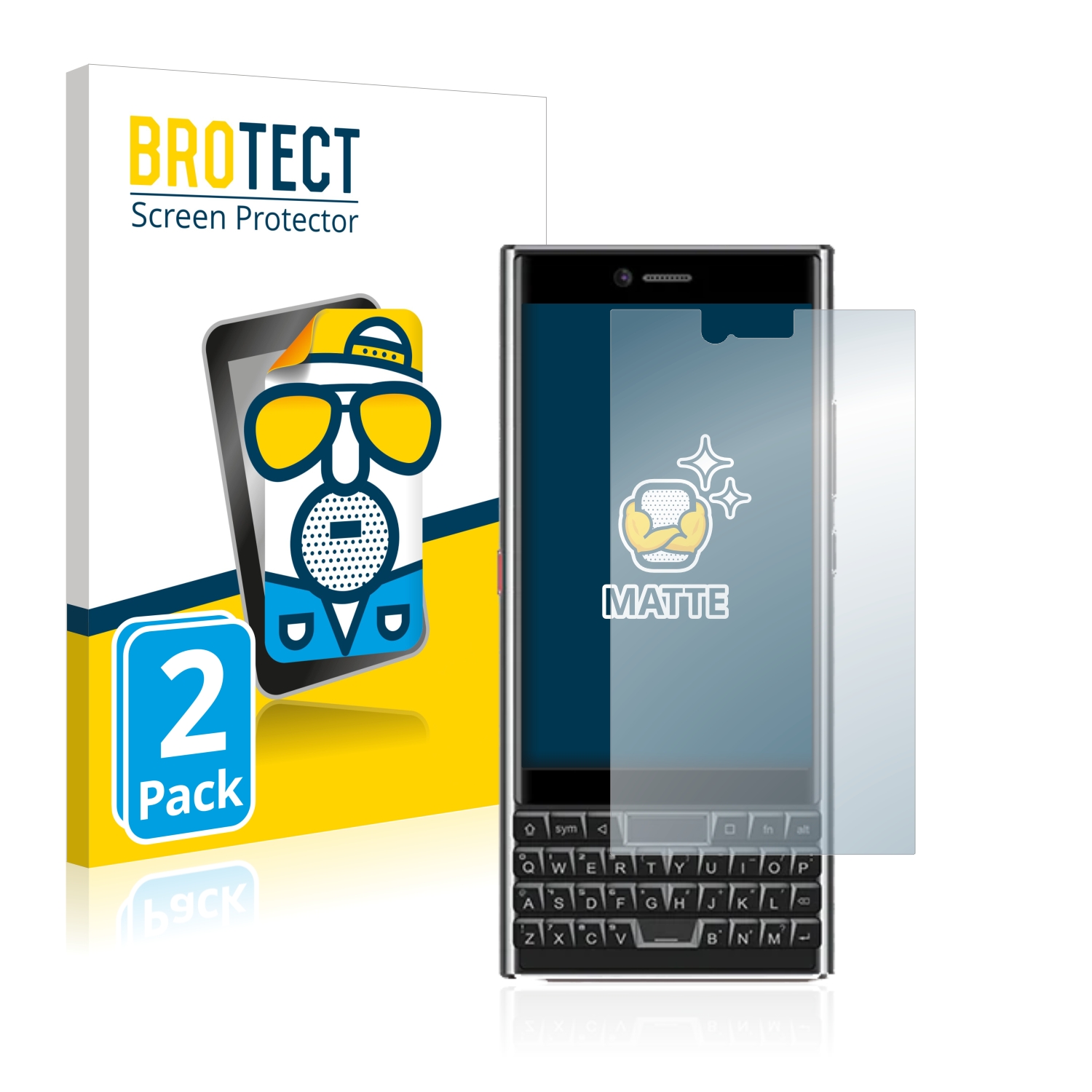 2x BROTECT Entspiegelungs-Folie pro Unihertz Titan Slim