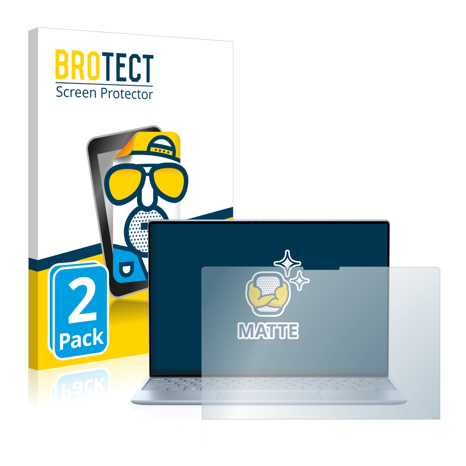 2x BROTECT Entspiegelungs-Folie pro Dell XPS 13 9315 Touch