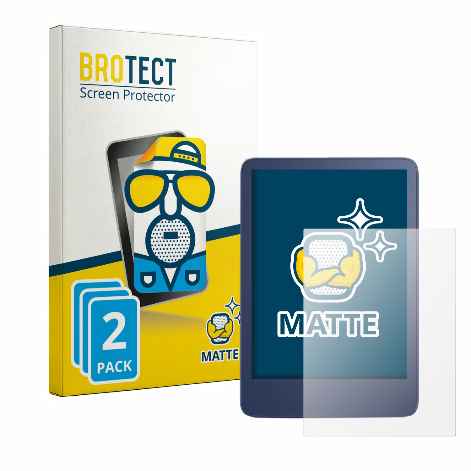 2x BROTECT Entspiegelungs-Folie pro Amazon Kindle Reader 2022