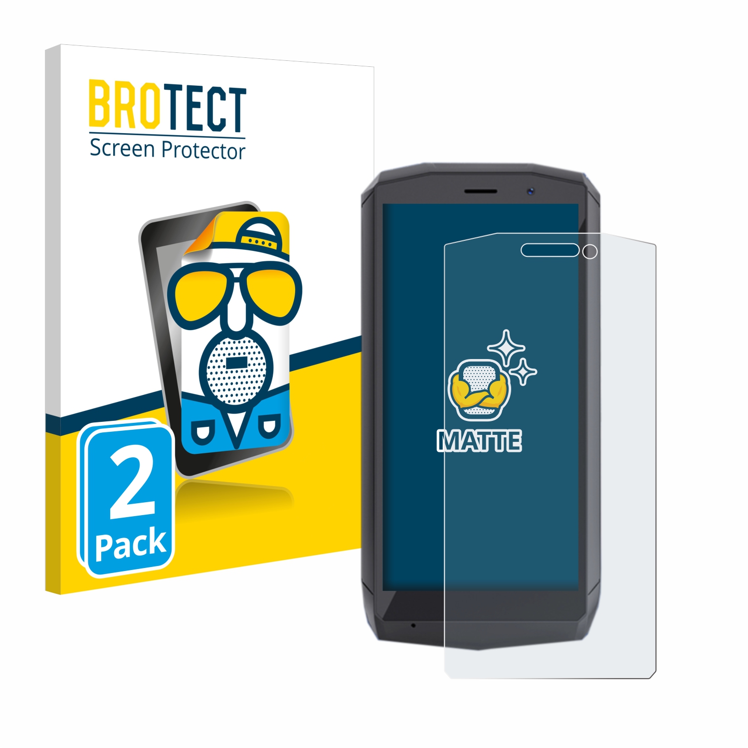 2x BROTECT Entspiegelungs-Folie pro Cubot Pocket