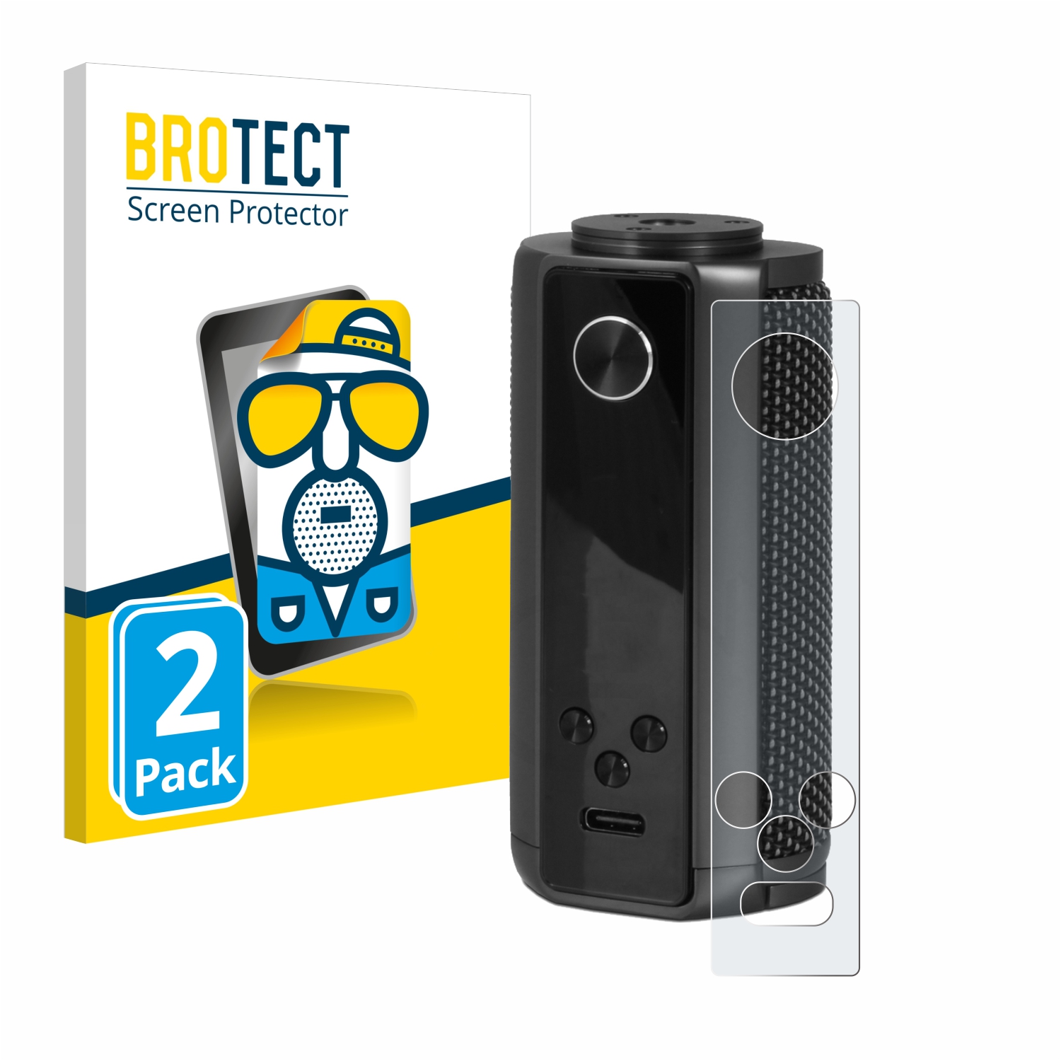 2x BROTECT Entspiegelungs-Folie pro Vaporesso Target 200 Mod