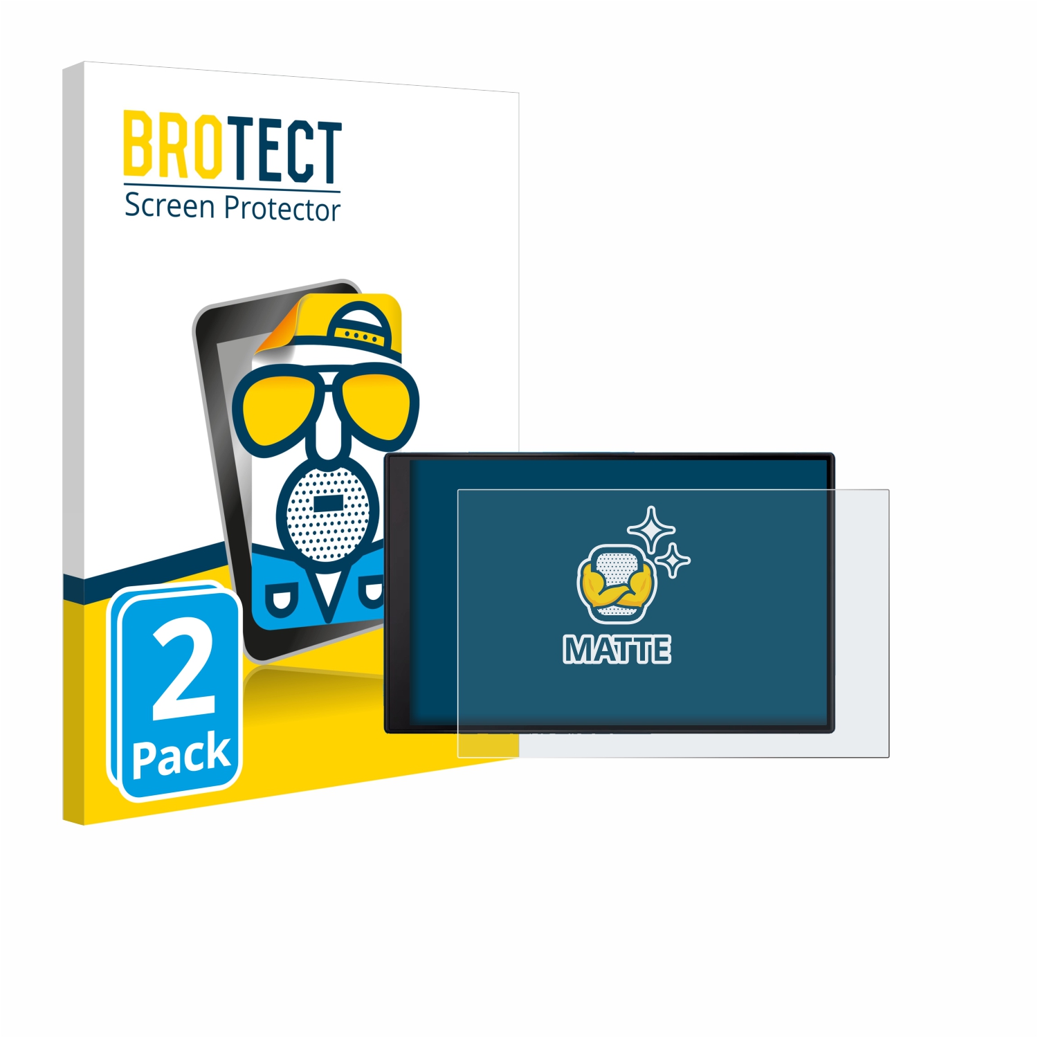 2x BROTECT Entspiegelungs-Folie pro Garmin DriveSmart 86