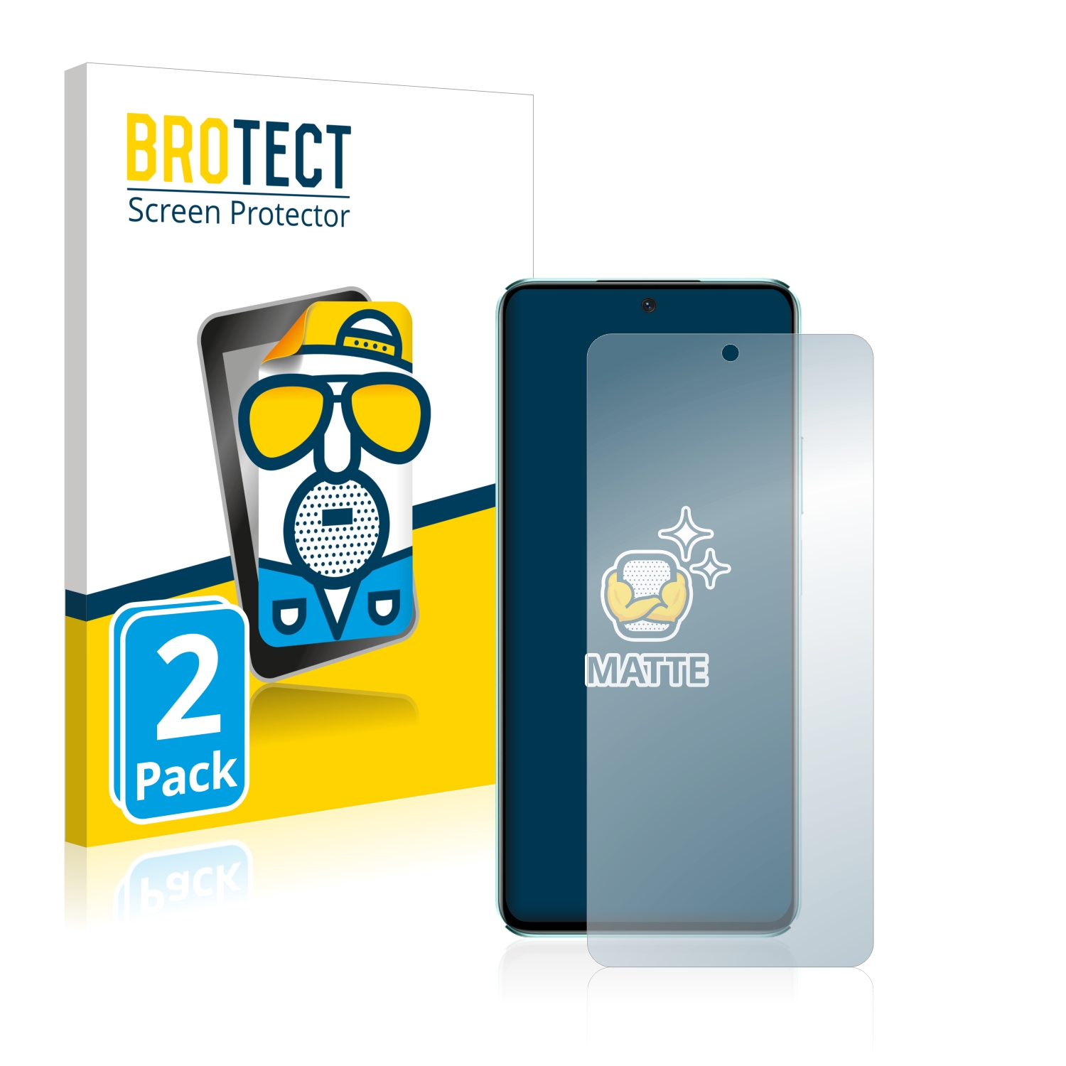 2x BROTECT Entspiegelungs-Folie pro Huawei Nova 10 SE