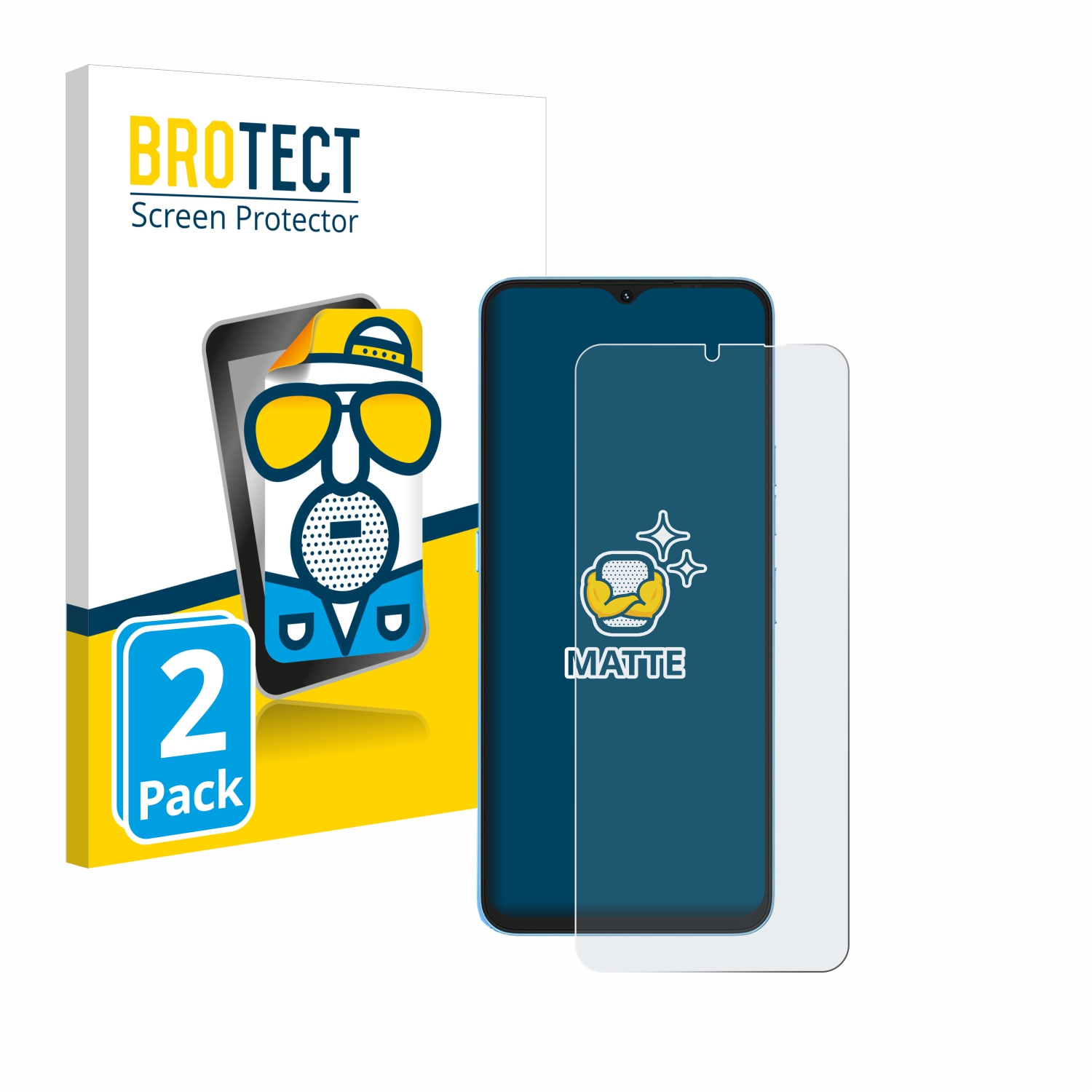 2x BROTECT Entspiegelungs-Folie pro Umidigi A13S