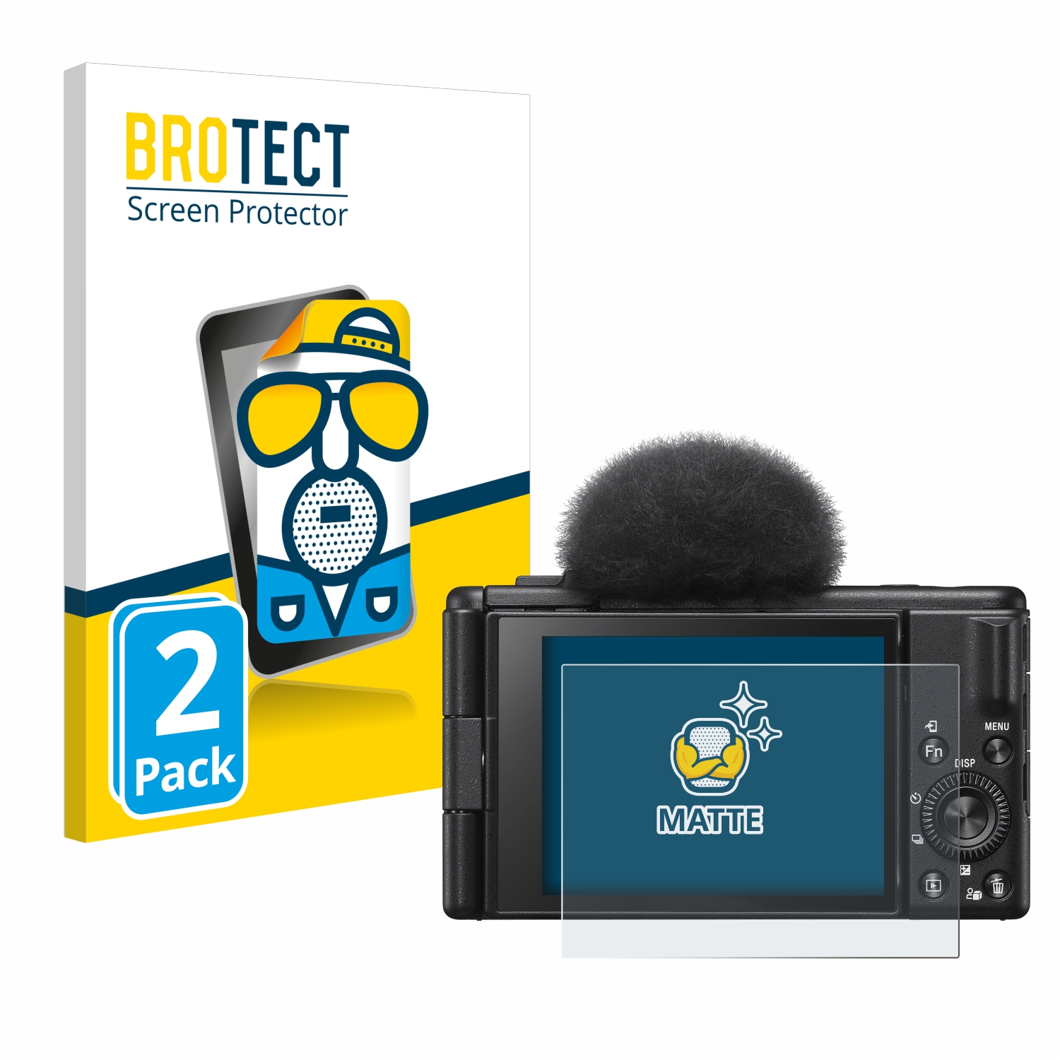2x BROTECT Entspiegelungs-Folie pro Sony ZV-1F