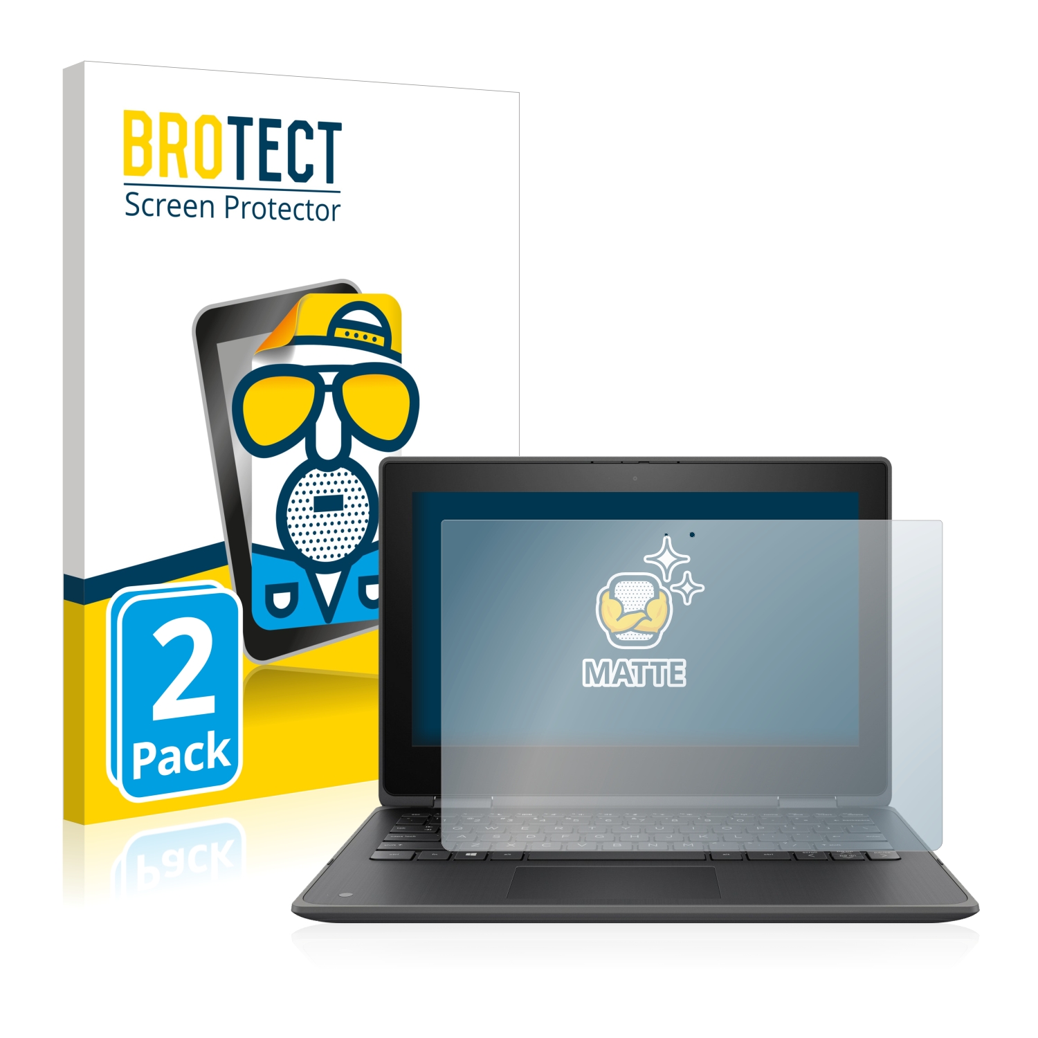 2x BROTECT Entspiegelungs-Folie pro HP ProBook X360 11 G5 EE