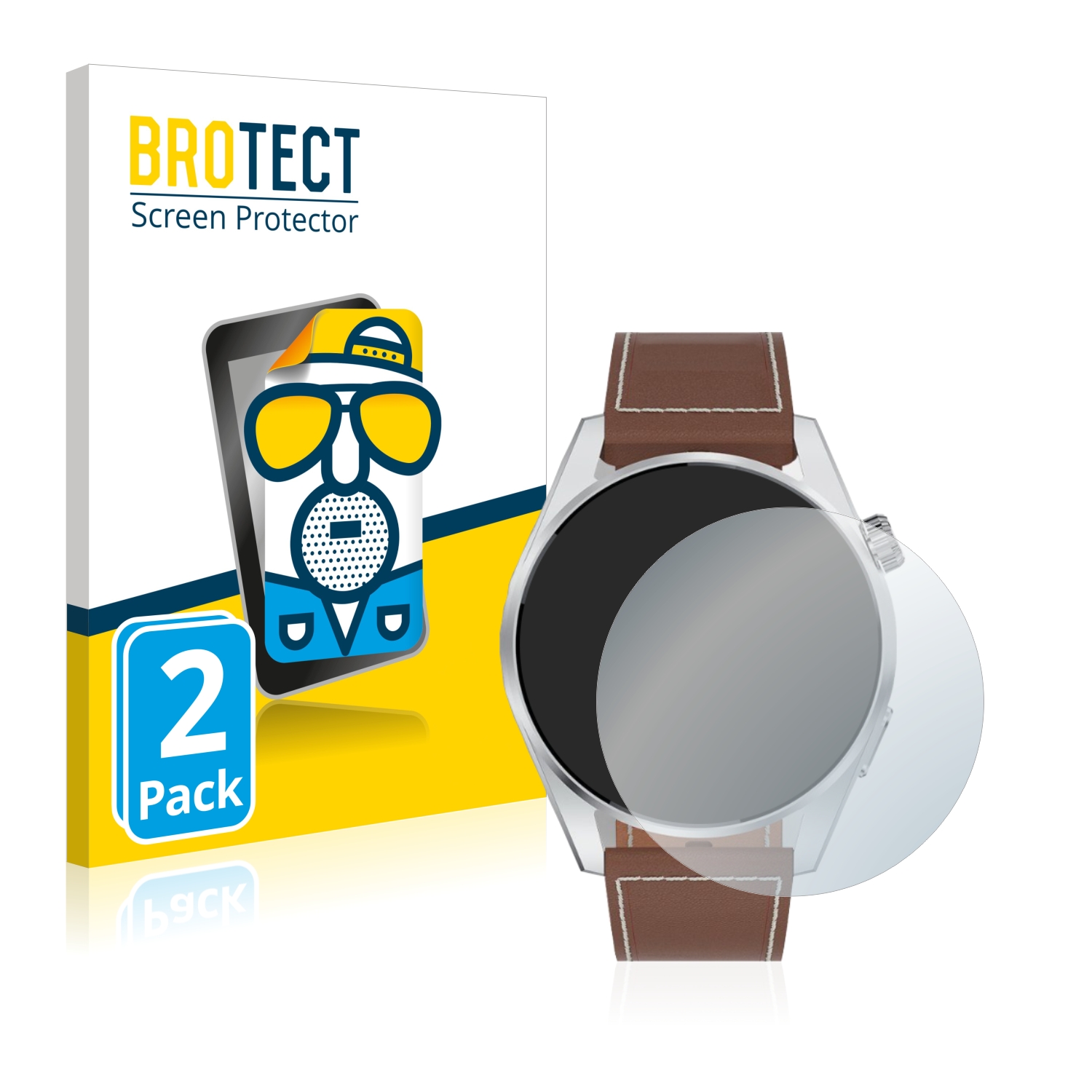 2x BROTECT Entspiegelungs-Folie pro Tisoutec Smartwatch
