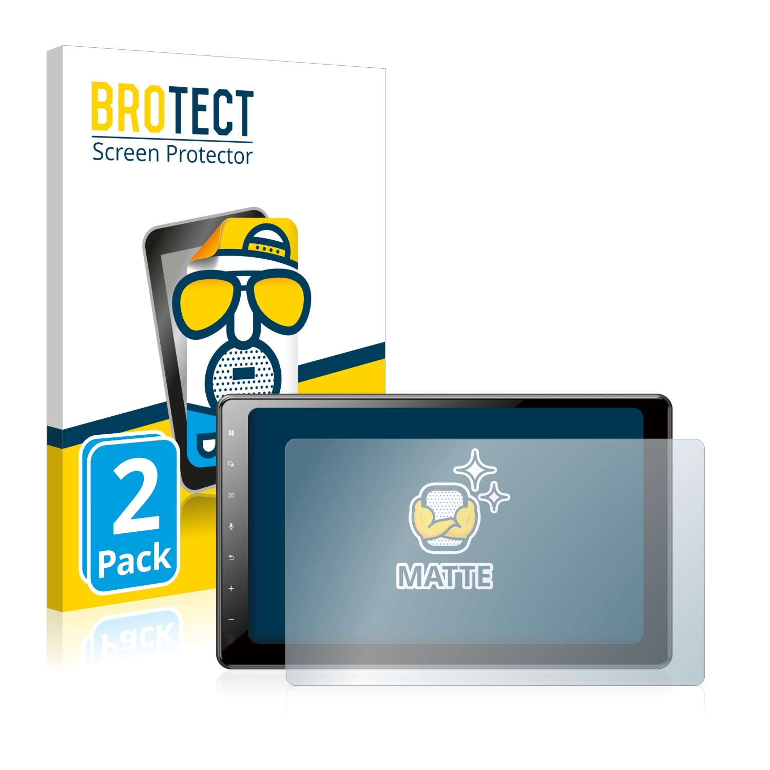 2x BROTECT Entspiegelungs-Folie pro Pioneer AVIC-Z1000DAB-C Navigation
