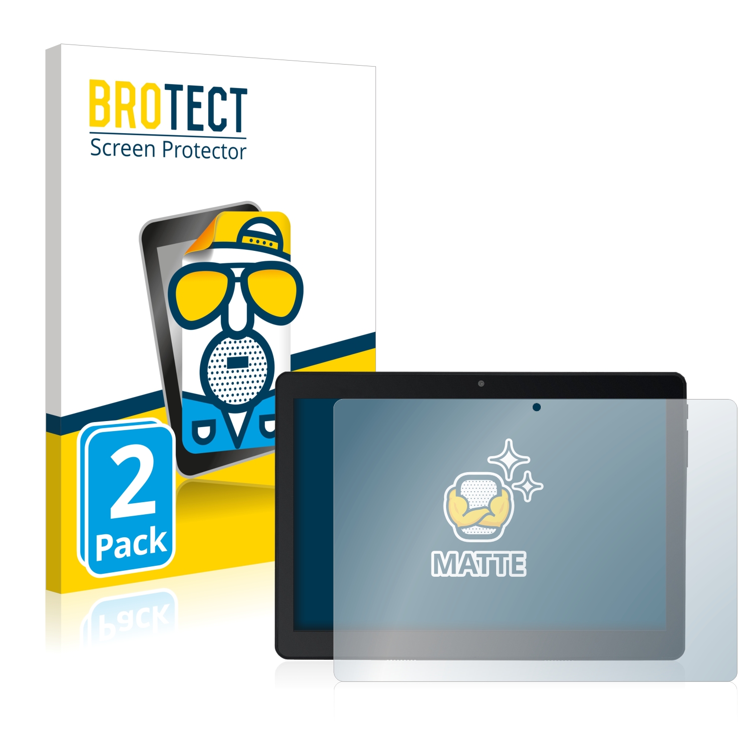 2x BROTECT Entspiegelungs-Folie pro Acepad A145 10.1