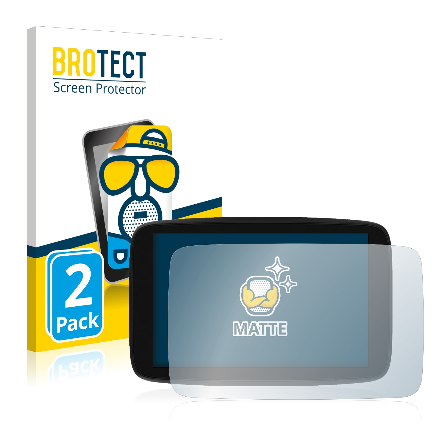2x BROTECT Entspiegelungs-Folie pro TomTom GO Expert 5