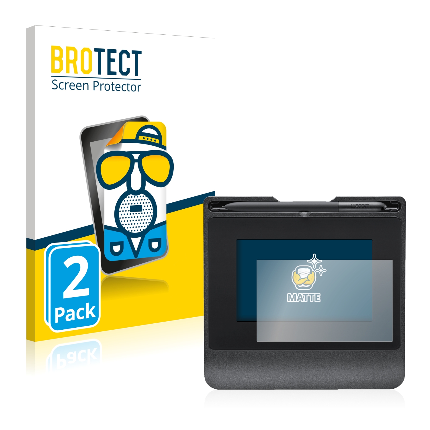 2x BROTECT Entspiegelungs-Folie pro Wacom STU-540 / 541