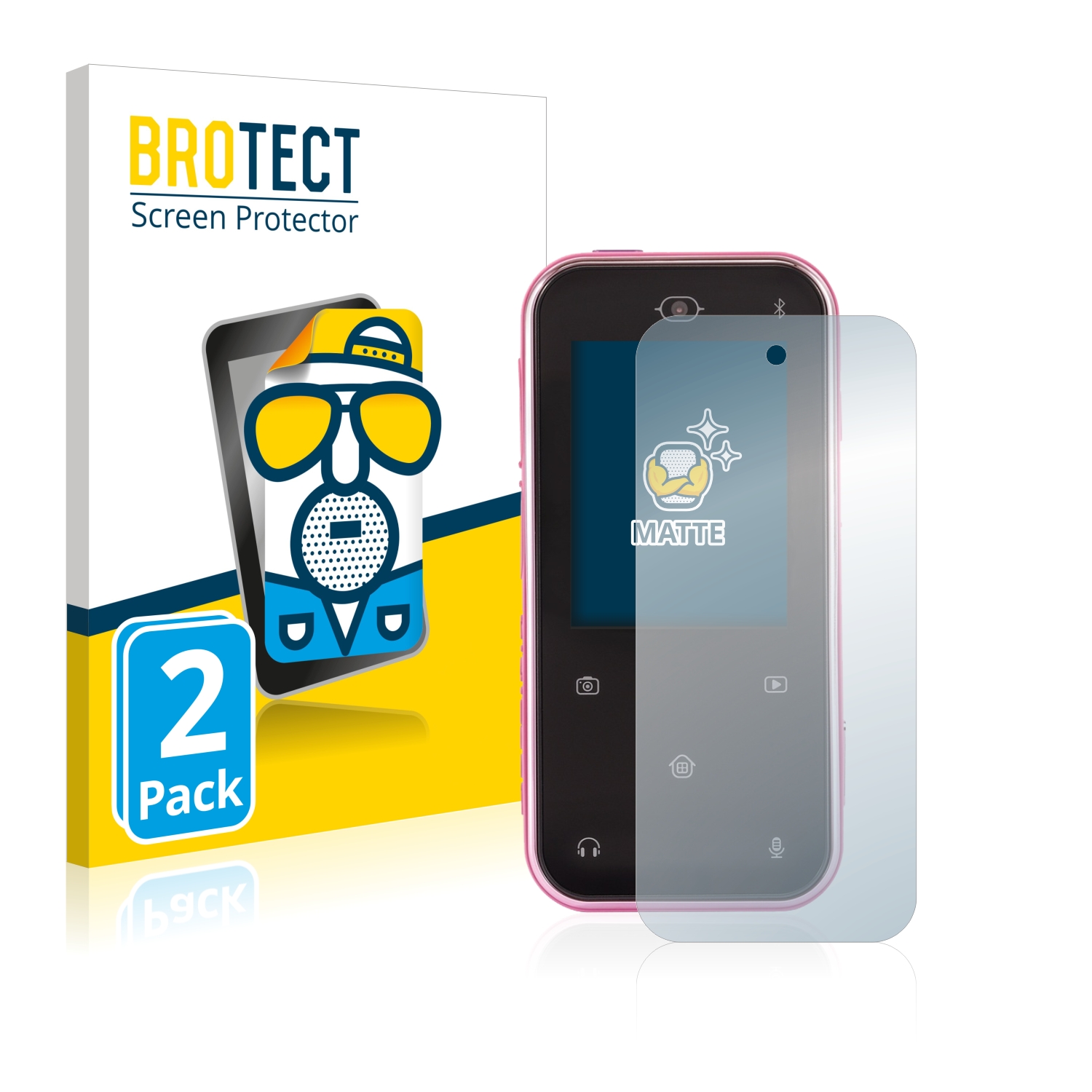 2x BROTECT Entspiegelungs-Folie pro Vtech Kidizoom Snap Touch