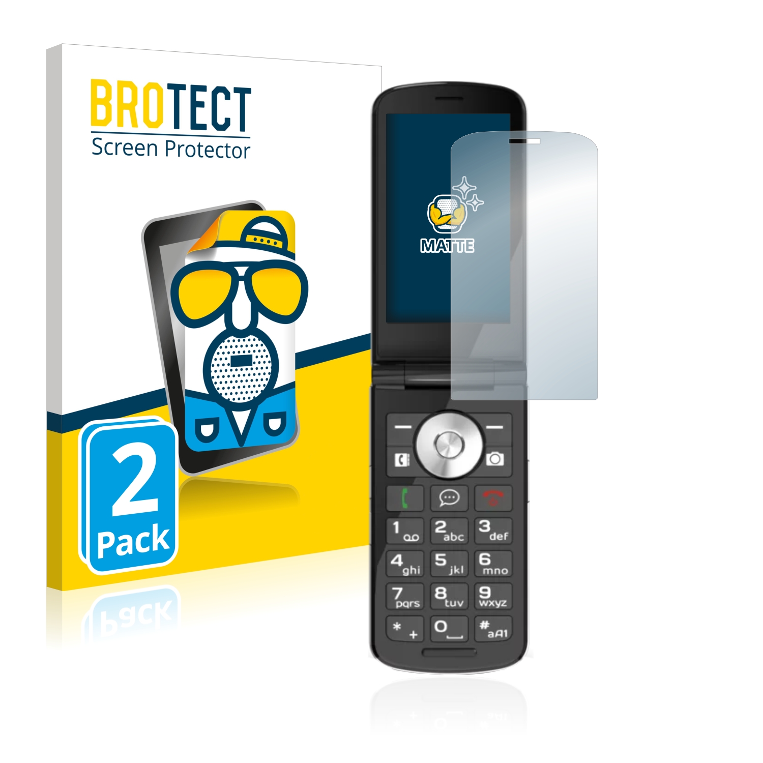 2x BROTECT Entspiegelungs-Folie pro Emporia TOUCHsmart.2