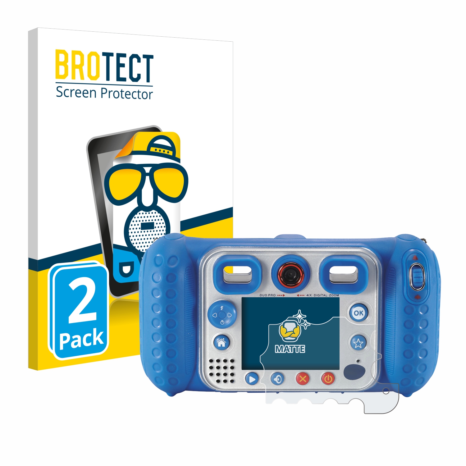 2x BROTECT Entspiegelungs-Folie pro Vtech Kidizoom Duo Pro