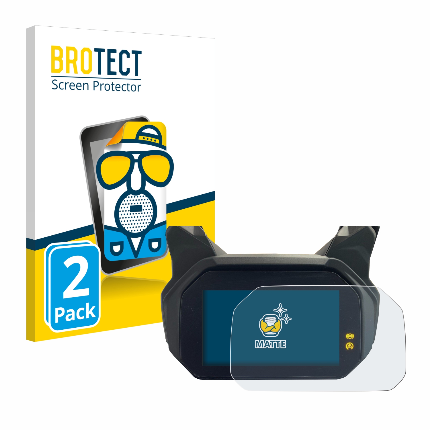 2x BROTECT Entspiegelungs-Folie pro BMW C400 GT TFT