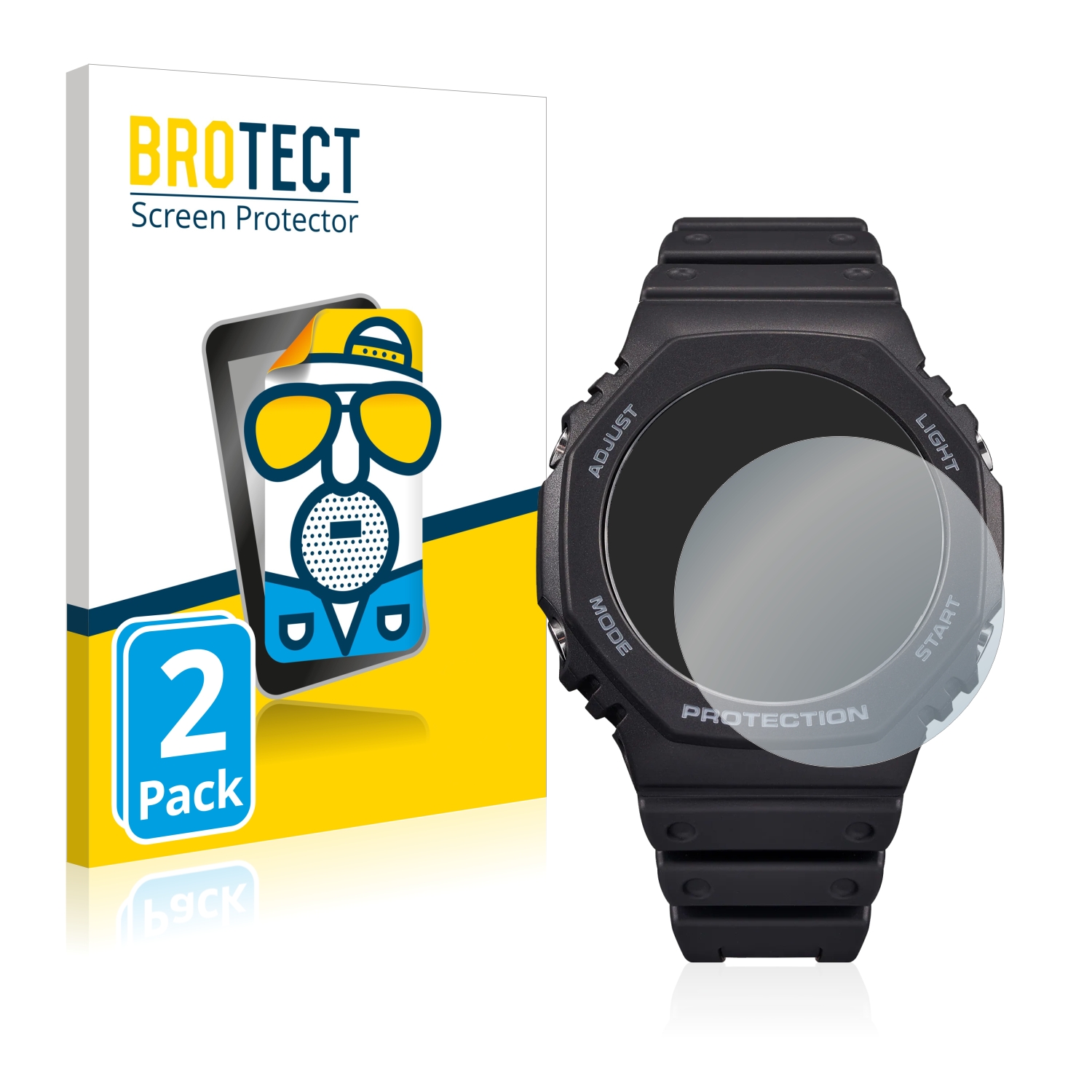 2x BROTECT Entspiegelungs-Folie pro Casio G-Shock GA-B2100