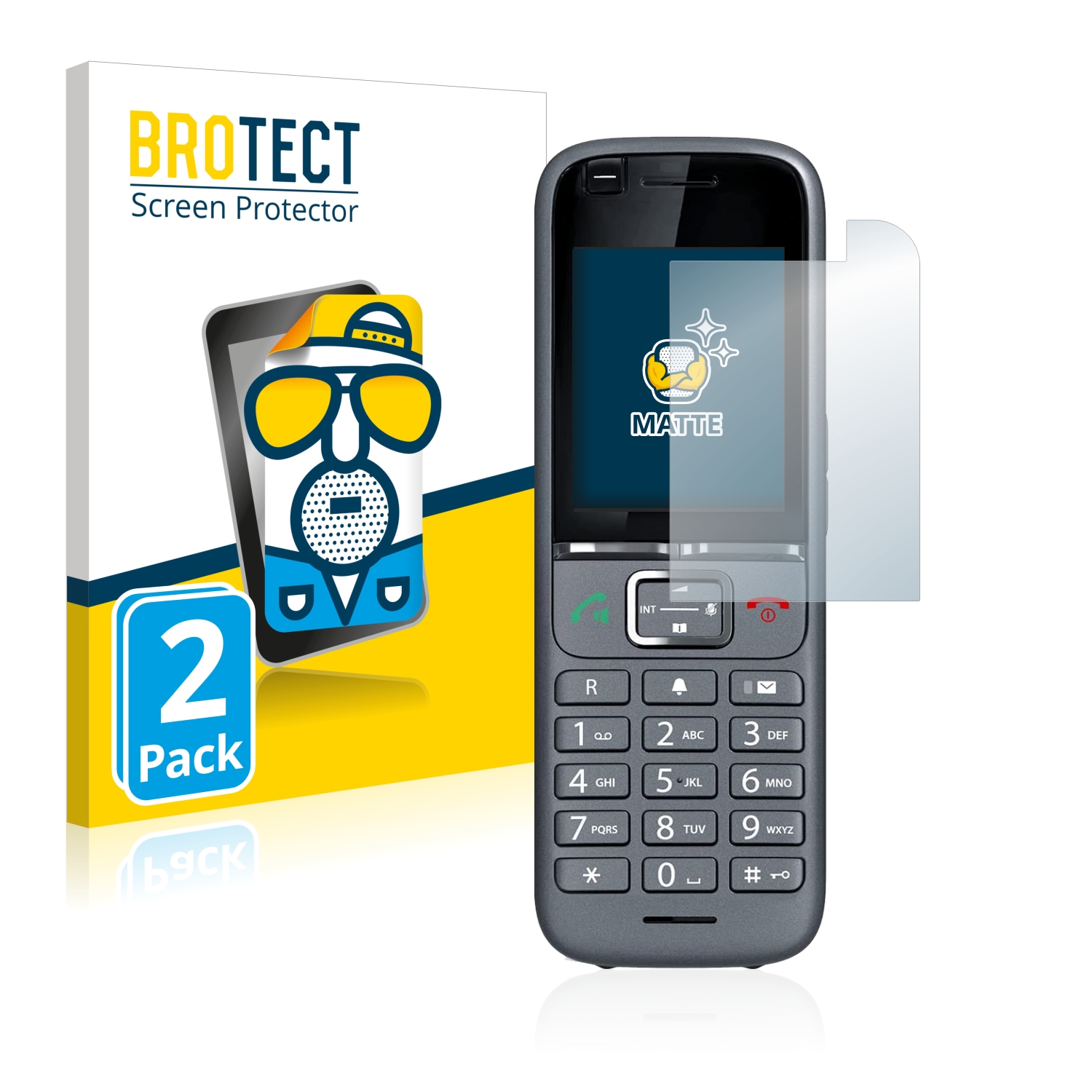 2x BROTECT Entspiegelungs-Folie pro Gigaset S700H PRO