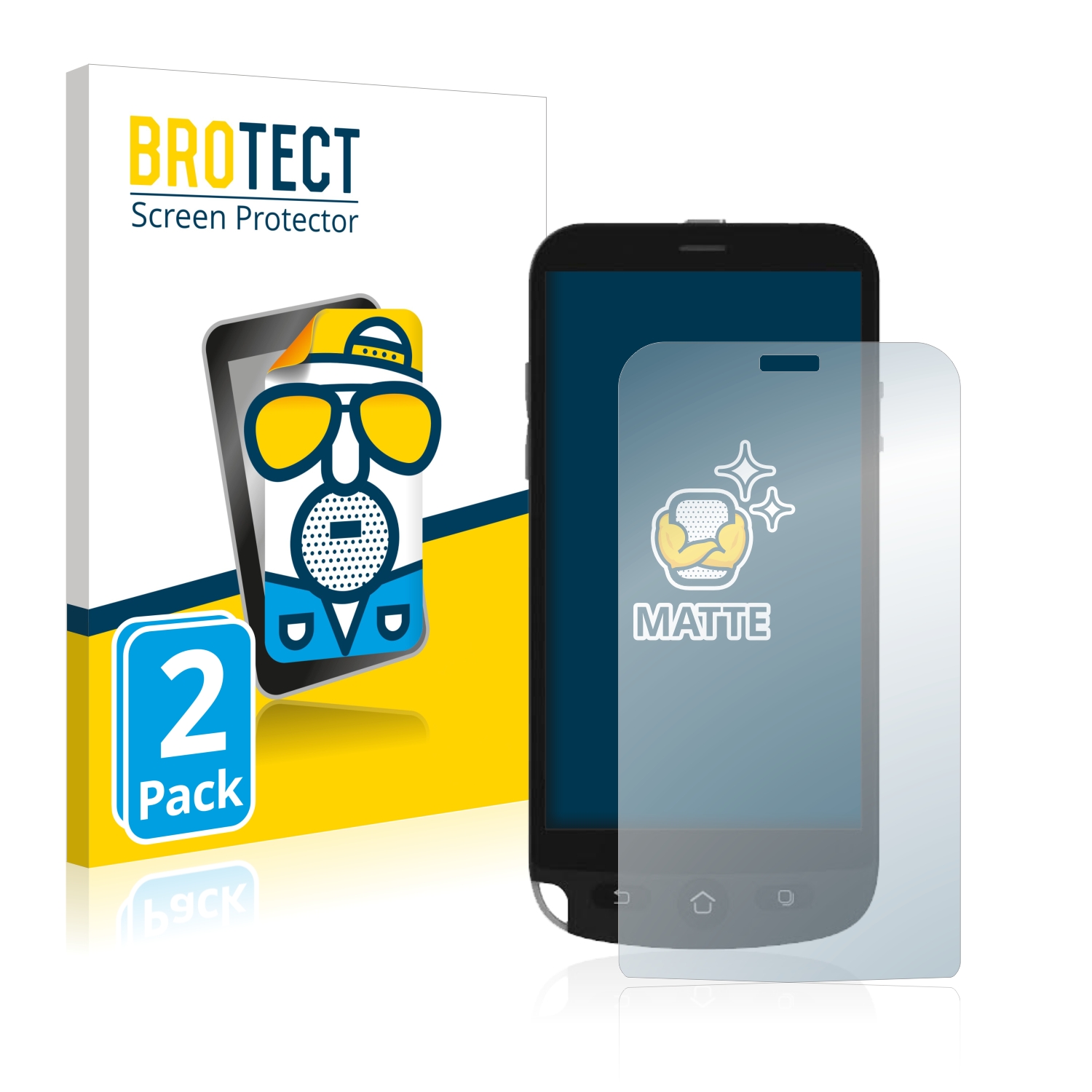 2x BROTECT Entspiegelungs-Folie pro swissvoice G50