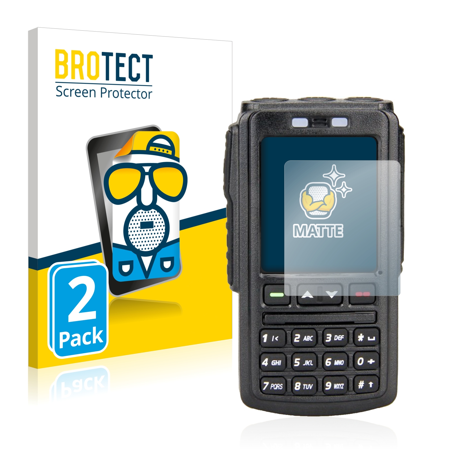 2x BROTECT Entspiegelungs-Folie pro AnyTone BT-01