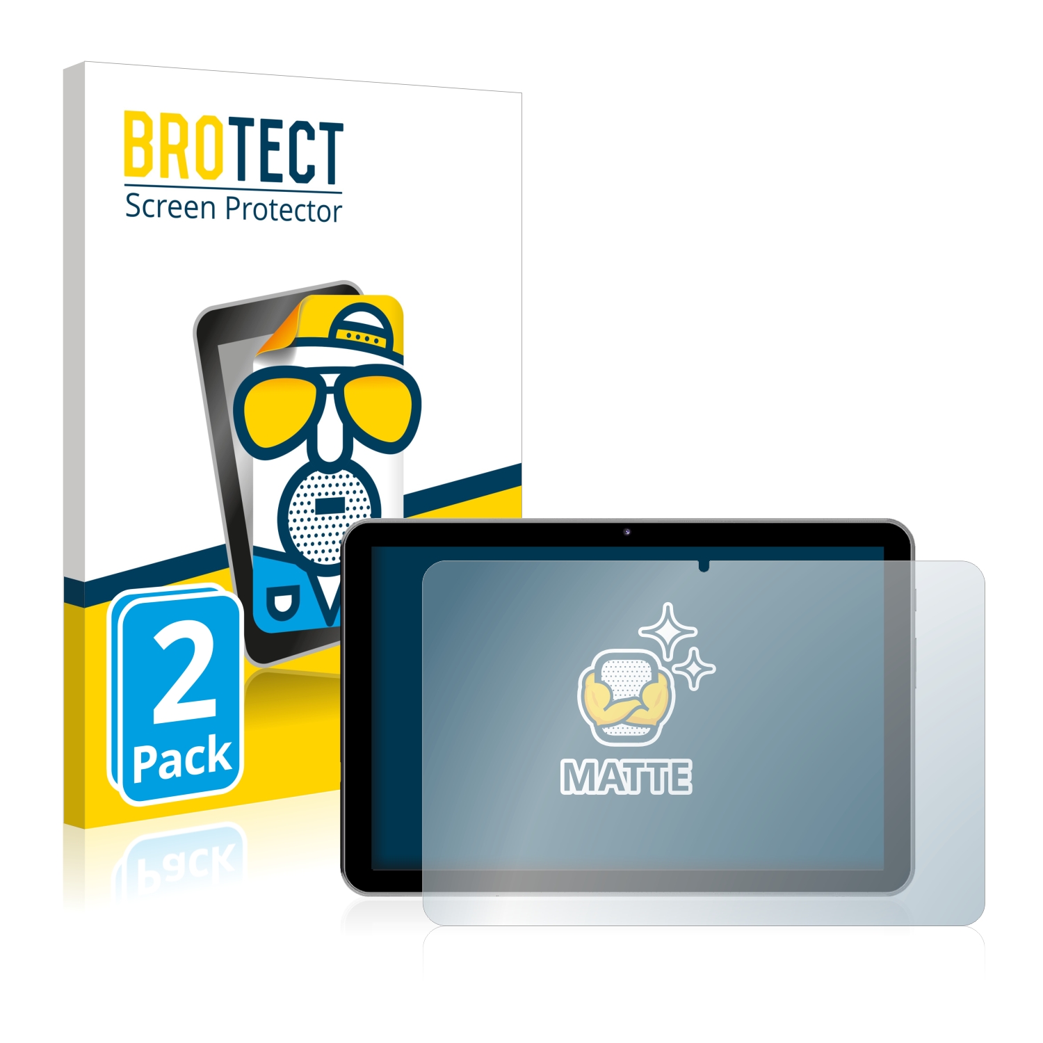 2x BROTECT Entspiegelungs-Folie pro Peaq PET 1008
