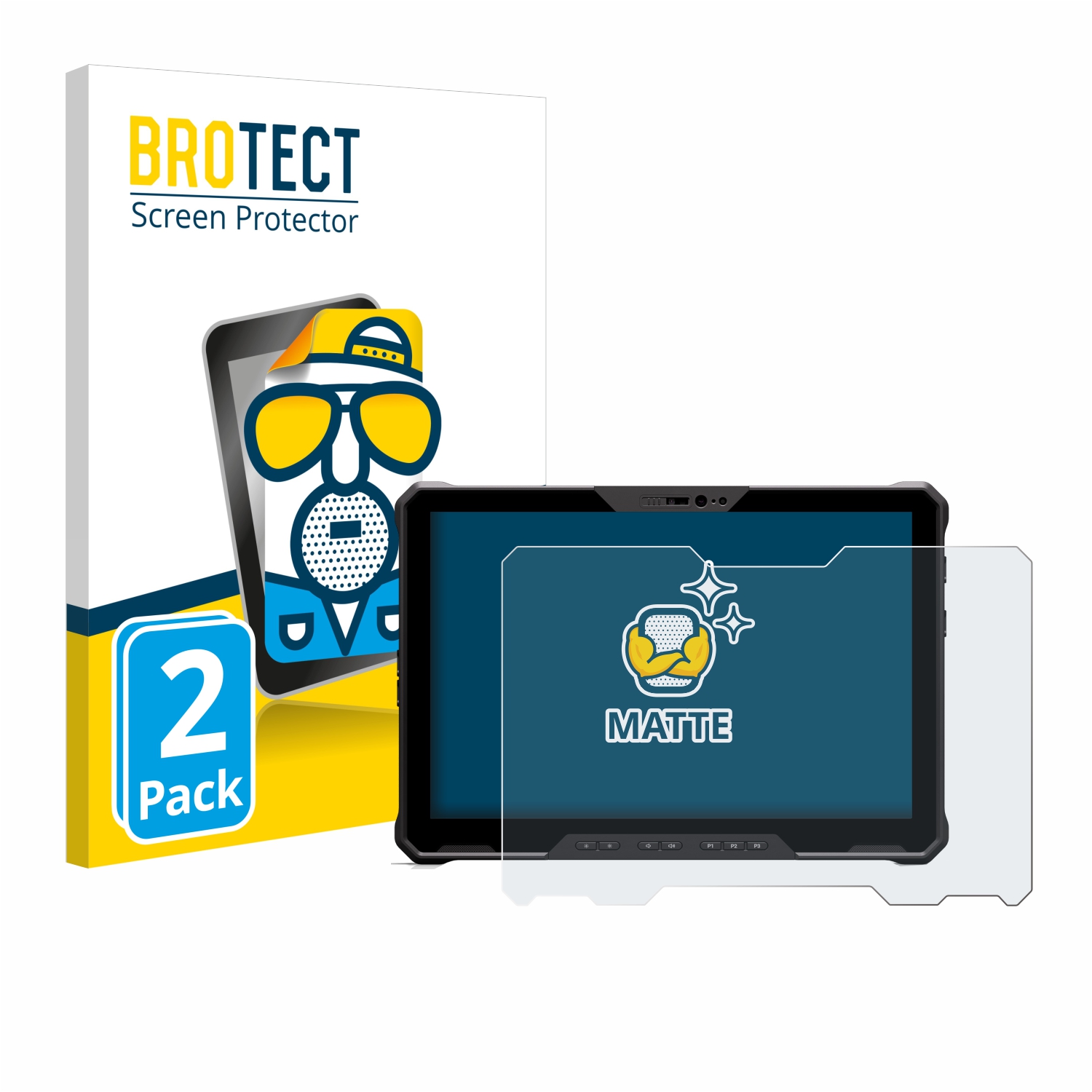 2x BROTECT Entspiegelungs-Folie pro Dell Latitude 7230 Rugged Extreme
