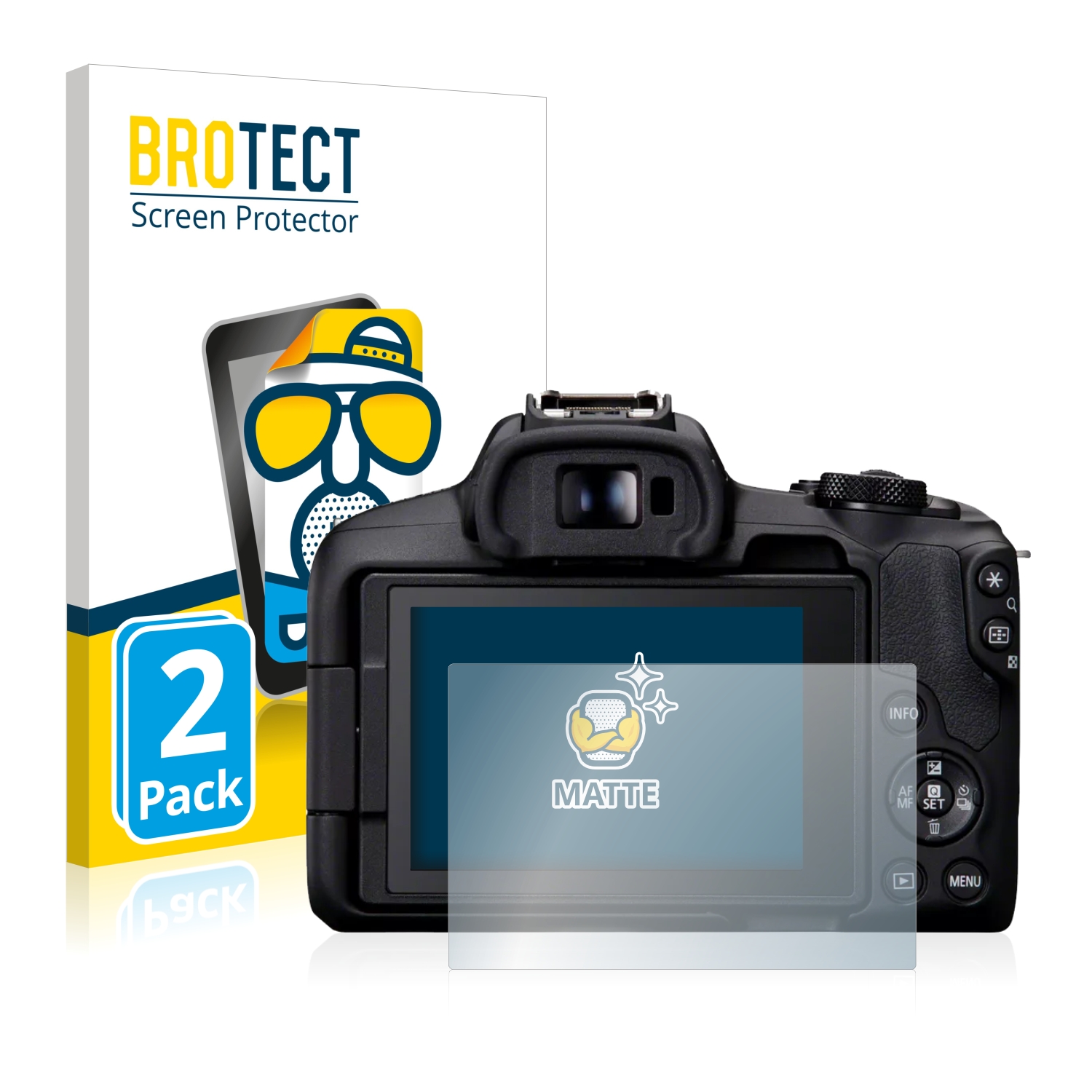 2x BROTECT Entspiegelungs-Folie pro Canon EOS R50