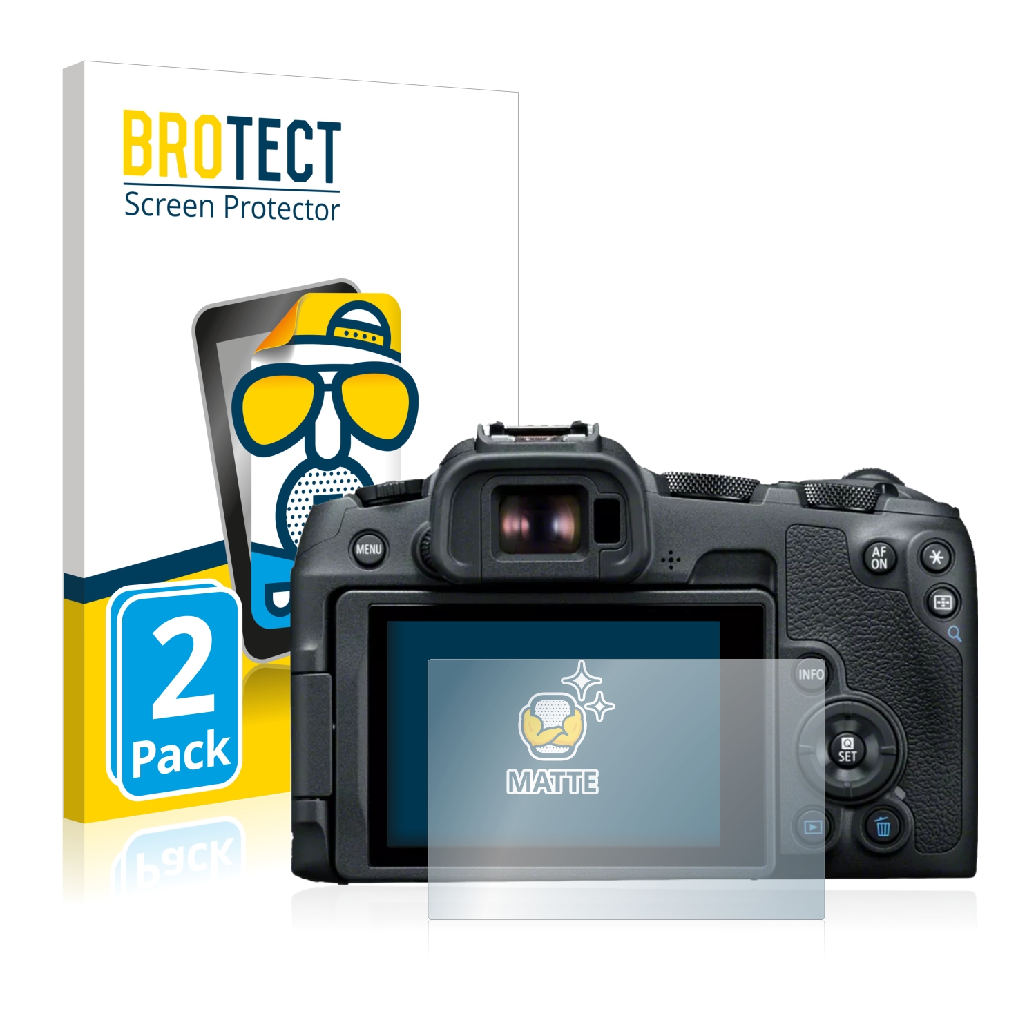 2x BROTECT Entspiegelungs-Folie pro Canon EOS R8