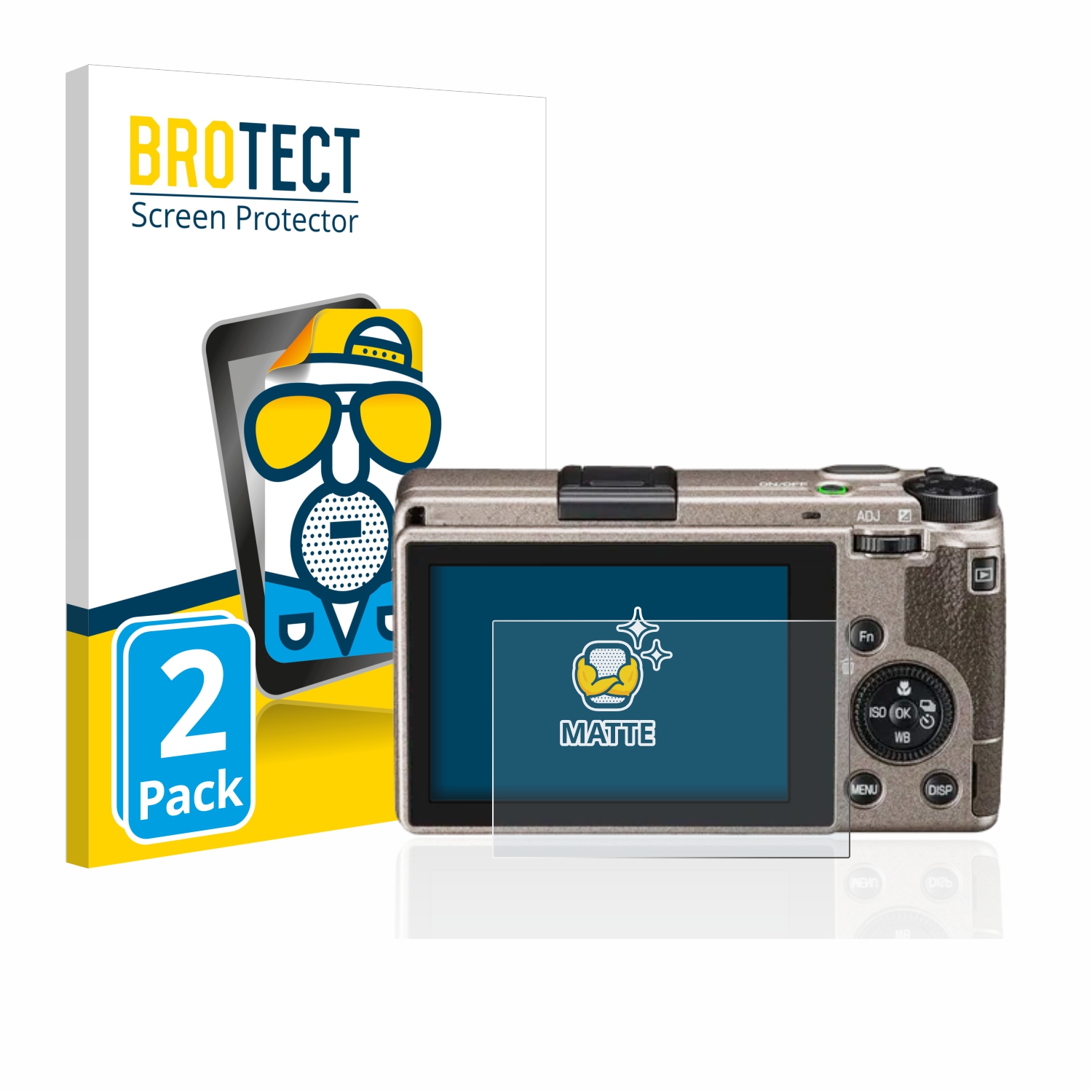 2x BROTECT Entspiegelungs-Folie pro Ricoh GR III Diary Edition