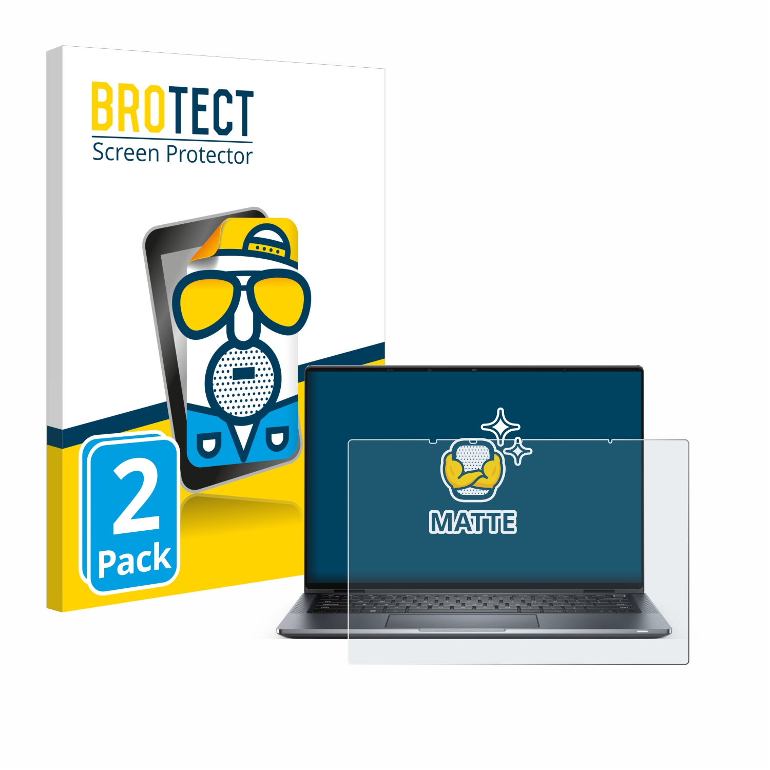 2x BROTECT Entspiegelungs-Folie pro Dell Latitude 9330 2-in-1