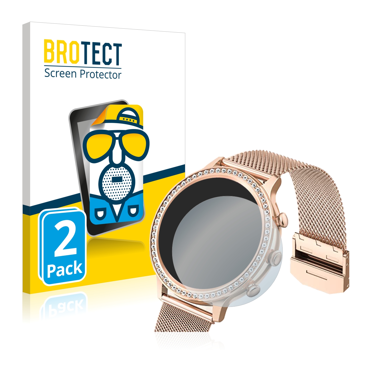 2x BROTECT Entspiegelungs-Folie pro Aimiuvei Diamond Love 1.32 I 70