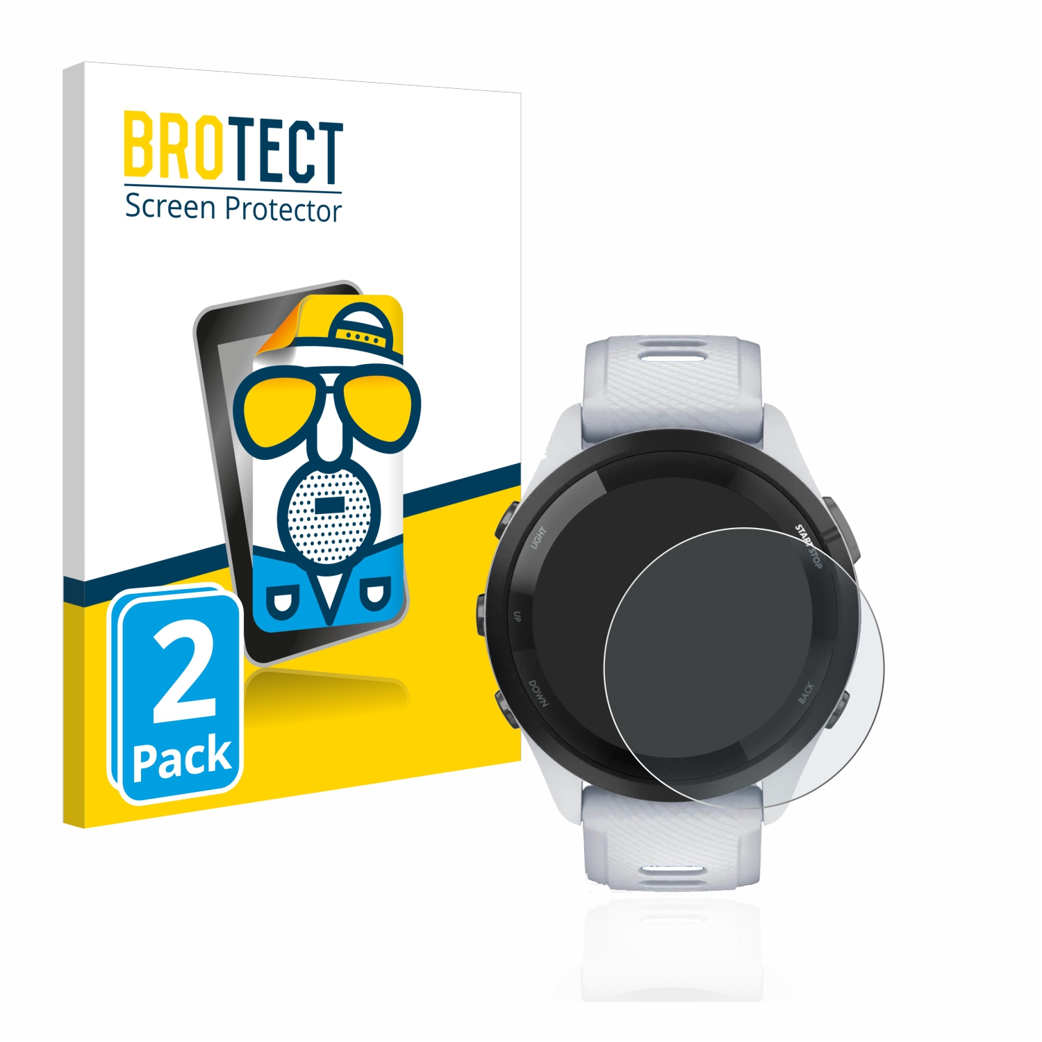 2x BROTECT Entspiegelungs-Folie pro Garmin Forerunner 265 (46 mm)