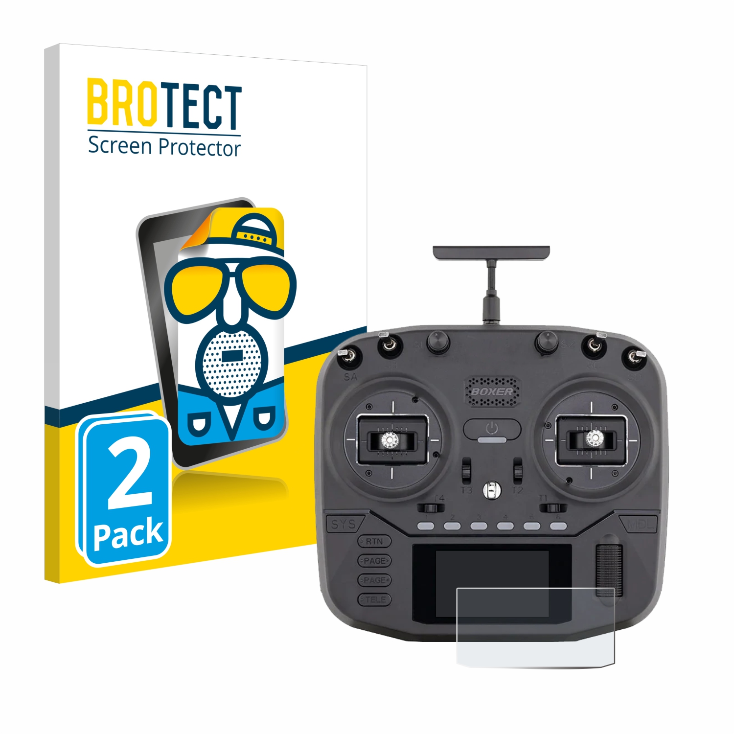 2x BROTECT Entspiegelungs-Folie pro Radiomaster Boxer