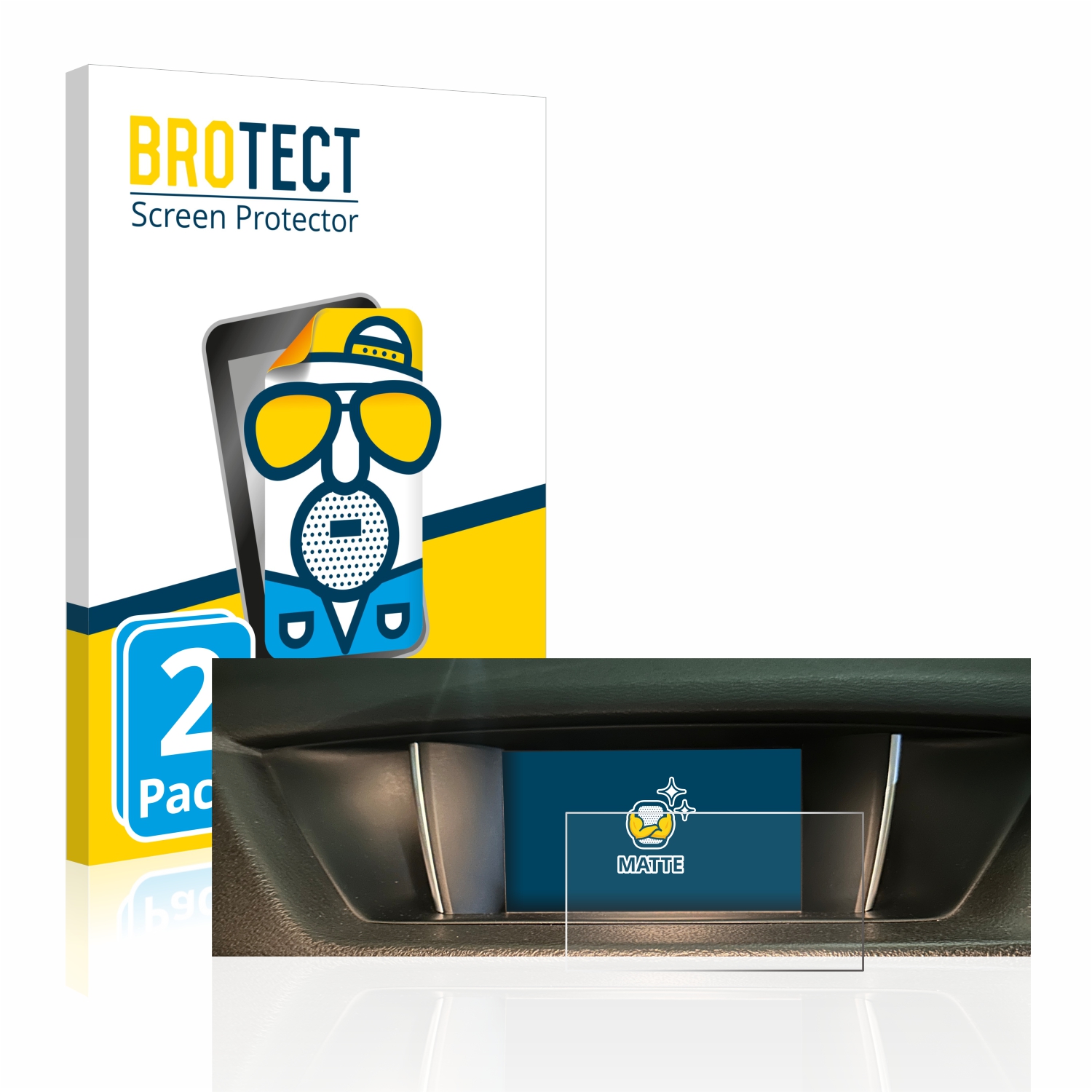 2x BROTECT Entspiegelungs-Folie pro BMW X1 2014
