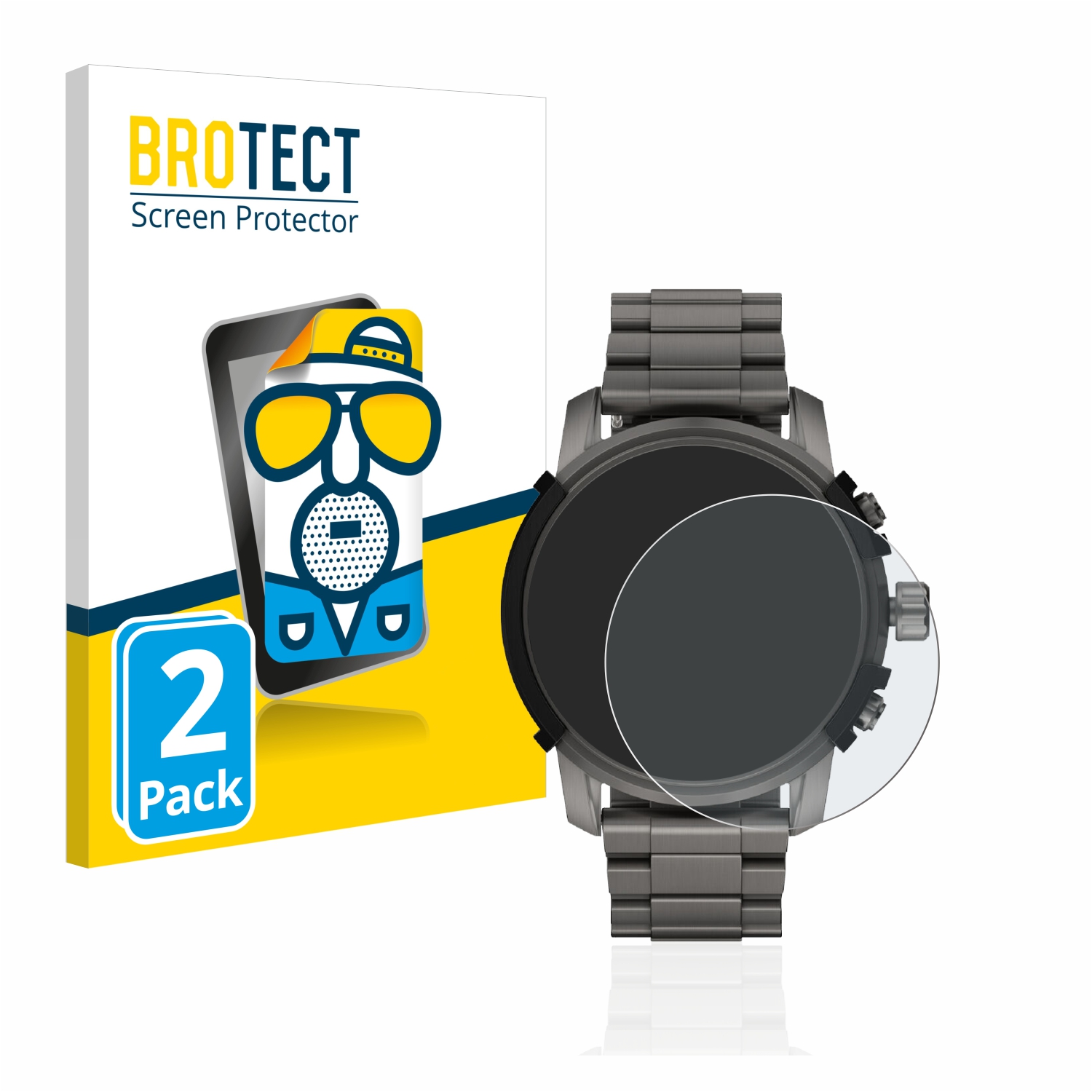 2x BROTECT Entspiegelungs-Folie pro Diesel On DZT2042R (48 mm)
