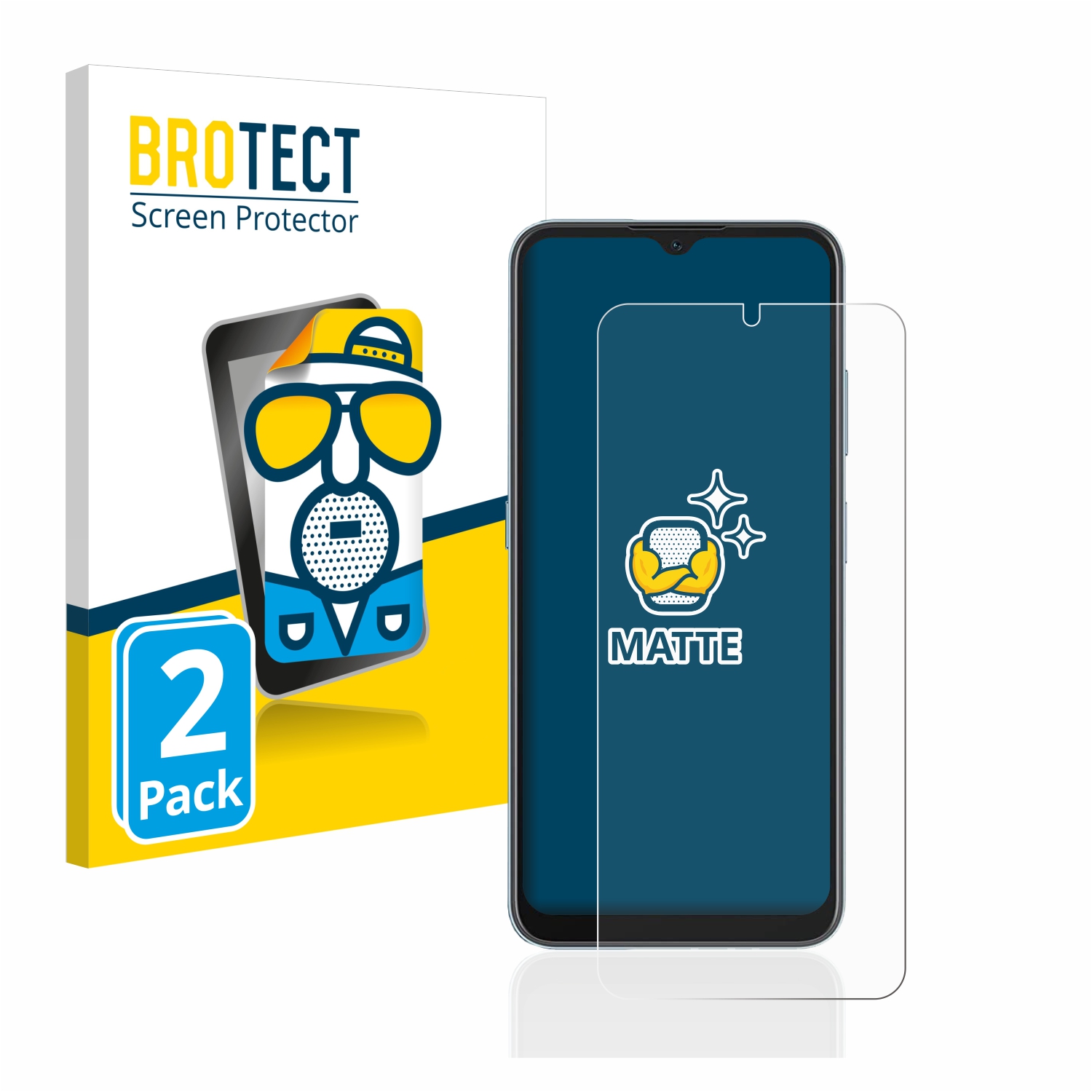 2x BROTECT Entspiegelungs-Folie pro Blackview A85